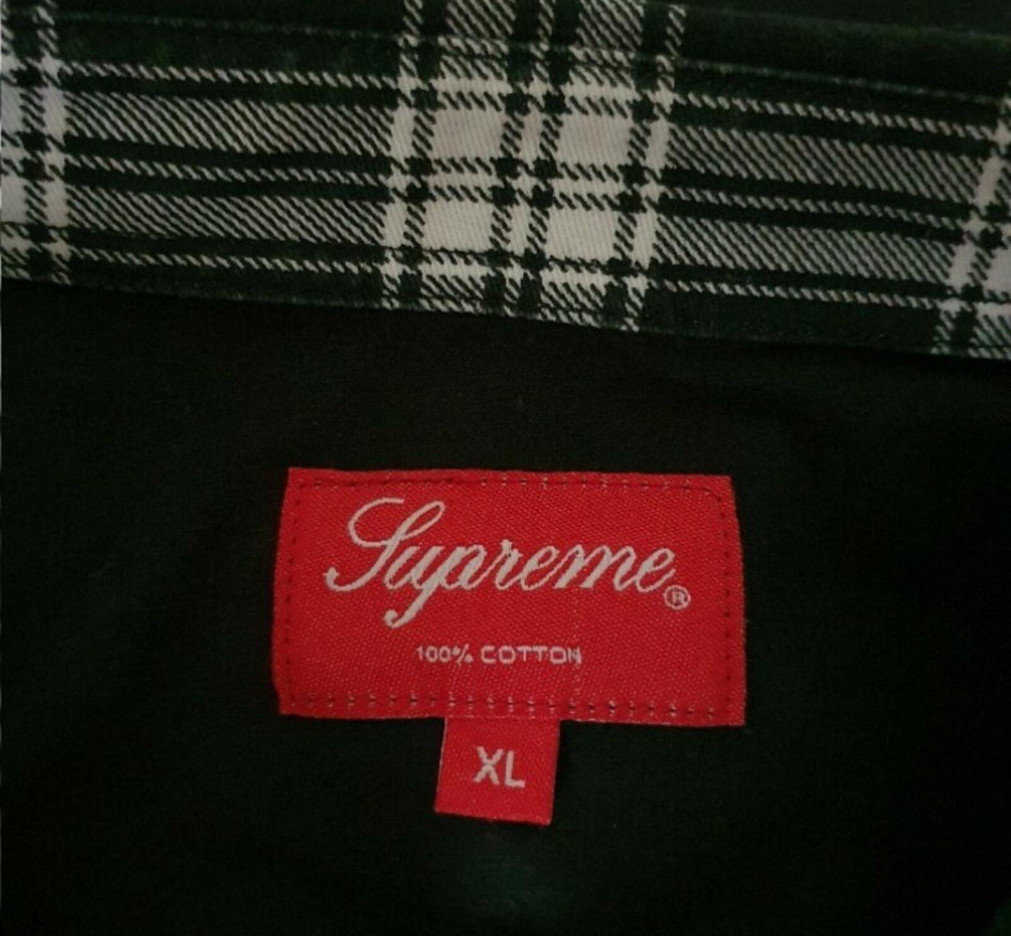 FW16 Supreme Animal Patchwork Twill Shirt Size XL