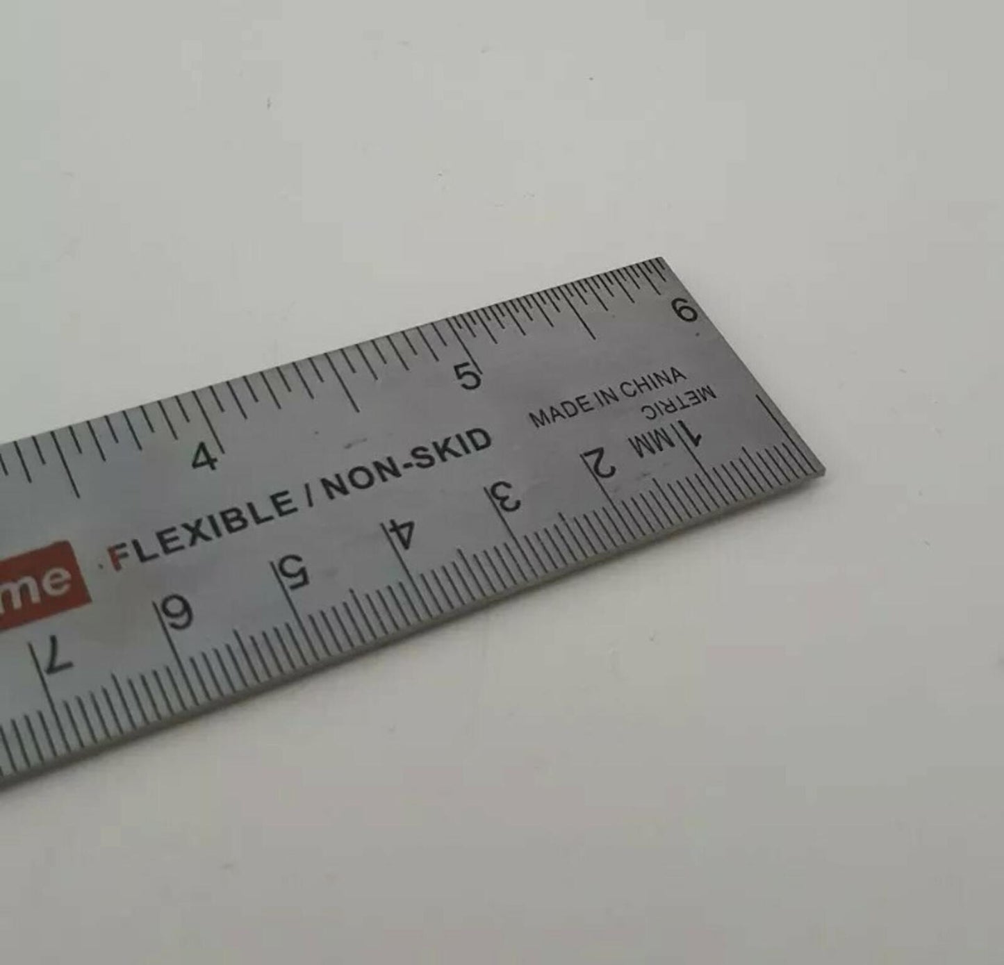 FW11 Supreme Stainless Steel Ruler vintage 2011 accessory small box logo Rare