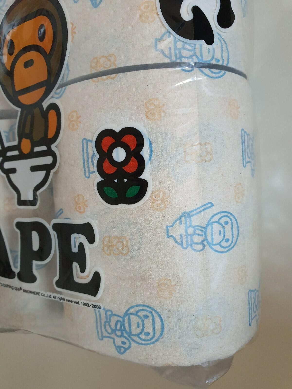 A BATHING APE 2007 Milo Toilettenpapierrollen BAPE (4 Rollen)