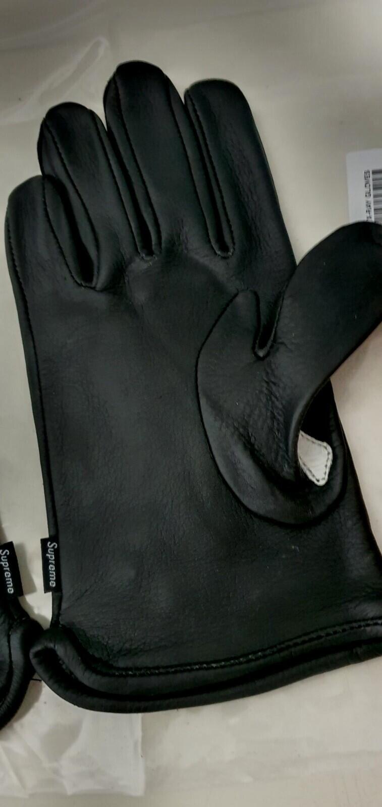 FW17 Supreme x Vanson Leather X-Ray Gloves Black Size L