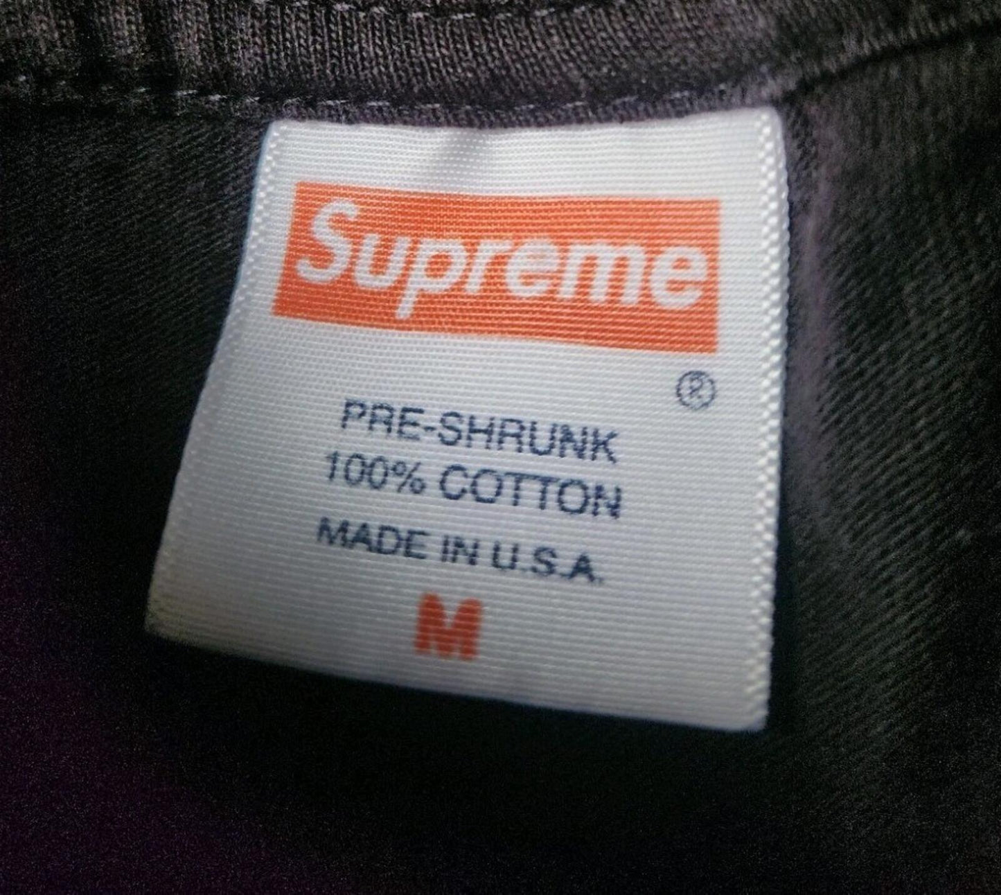 SS08 Supreme Start something Tee Black Size M