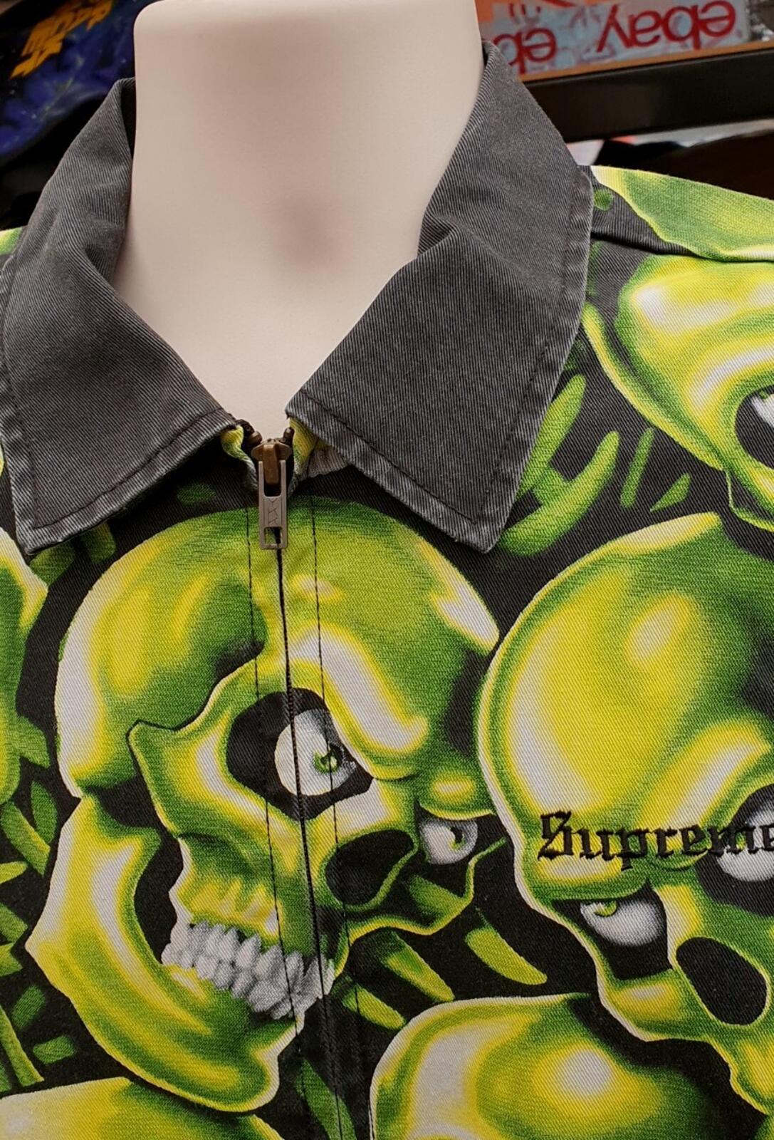 SS18 Supreme Skull Pile Work Jacket Size M