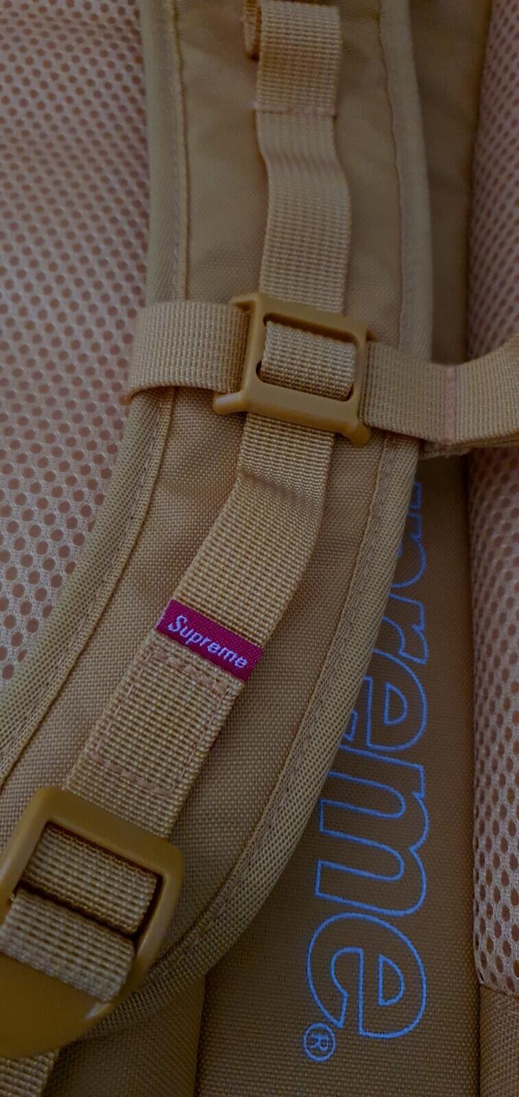 SS20 Supreme gold backpack Cordura yellow