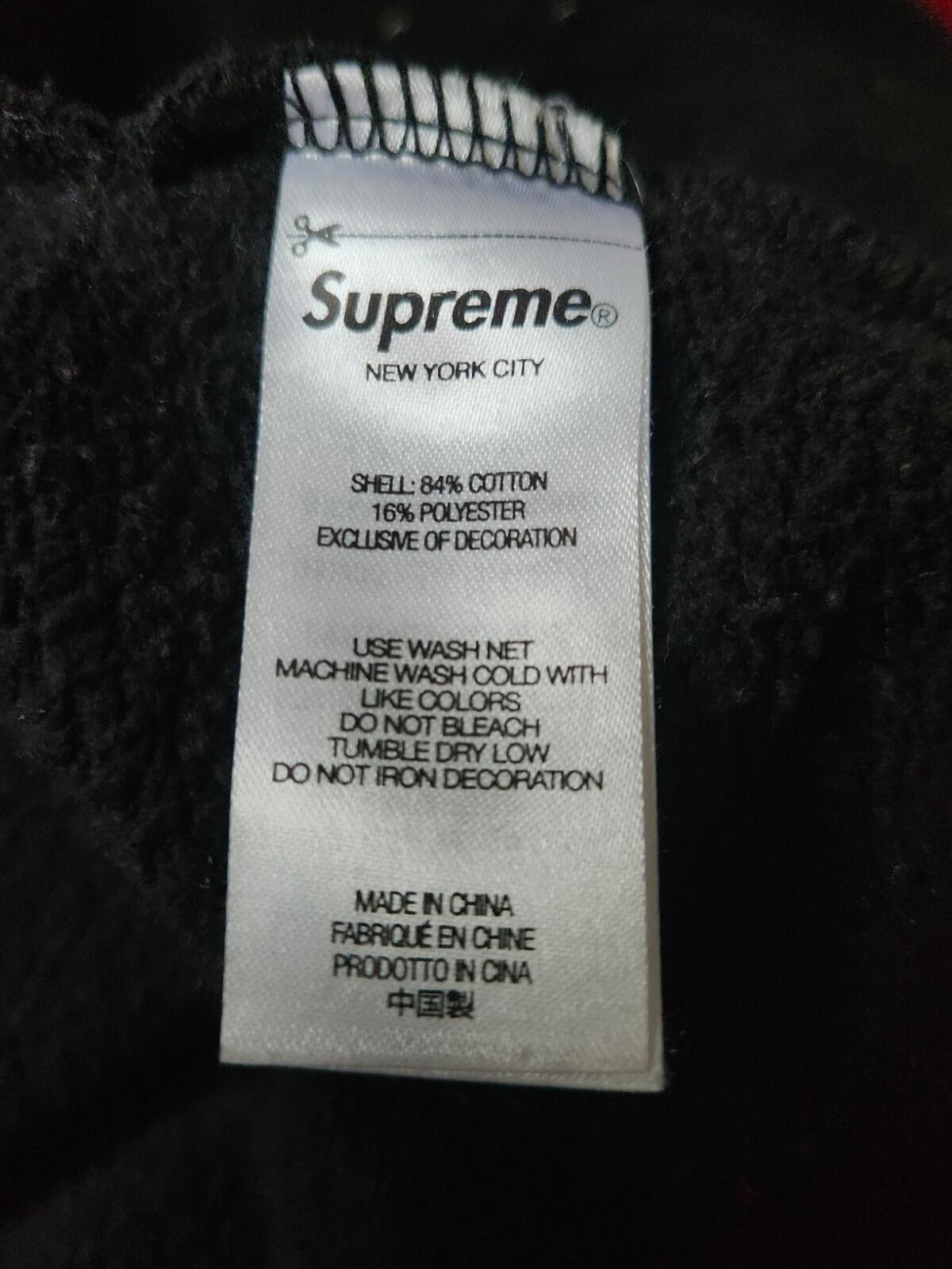 FW22 Supreme Patchwork Zip Up hooded sweatshirt size M