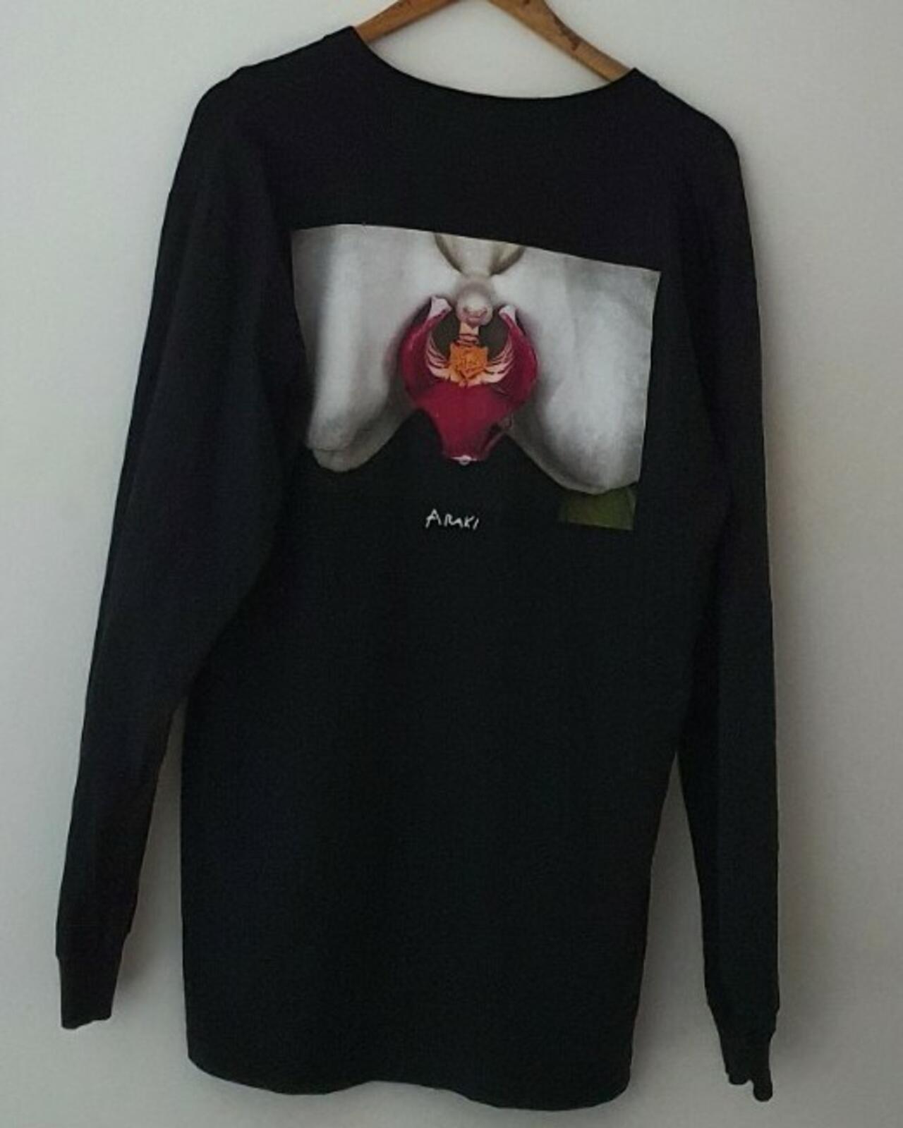 FW16 Supreme Araki Orchid L/S tee black Long sleeve size XL T-shirt
