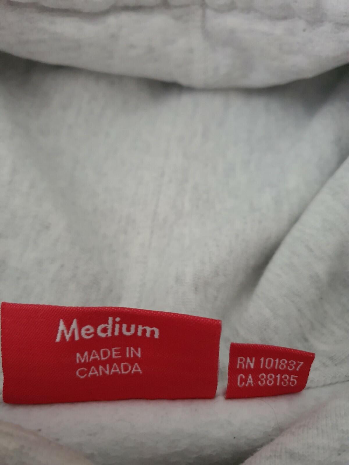 FW17 Supreme Arabic Logo Hooded Sweatshirt size M medium heather grey hoodie