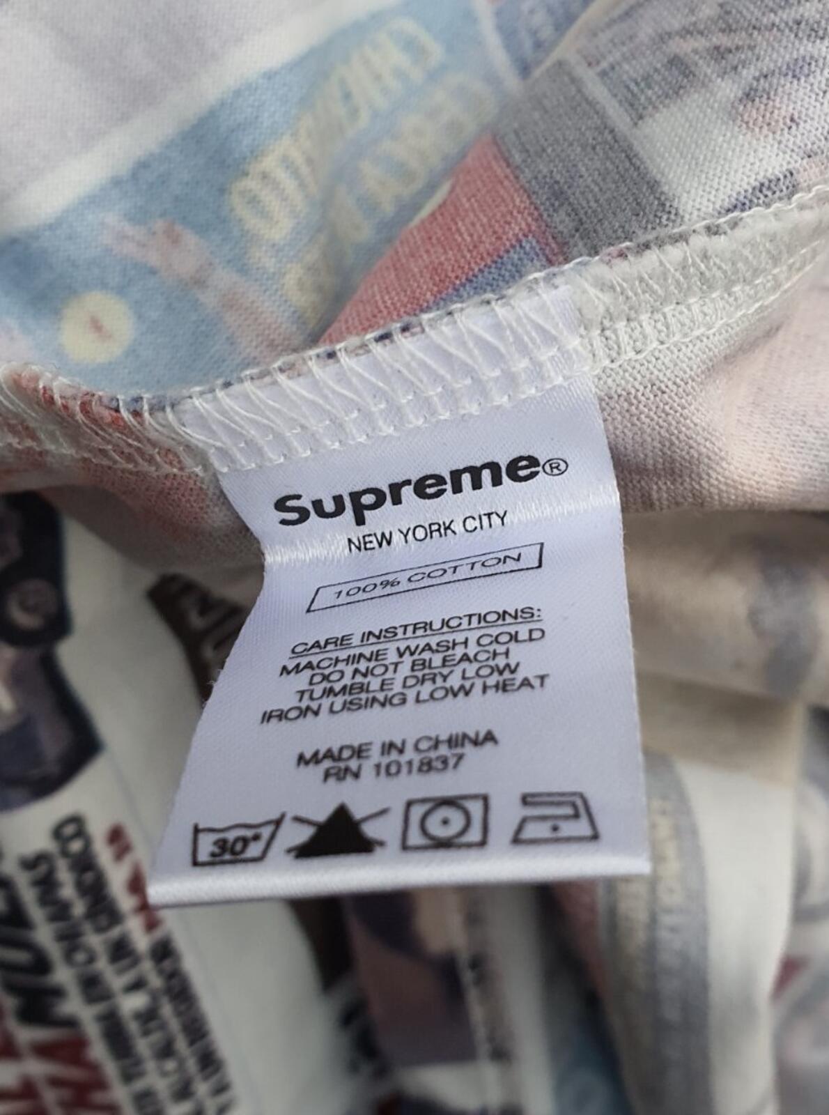 SS20 Supreme Headline S/S Top EL Chapo Tee Size M