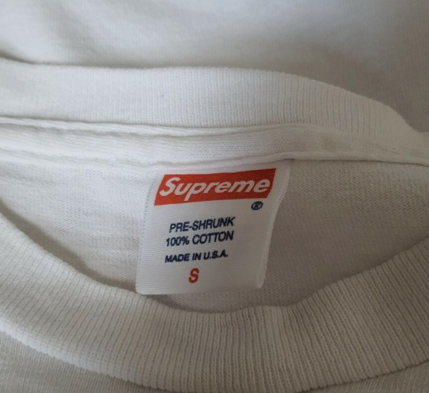 SS09 Supreme Cut The Crap Tee White