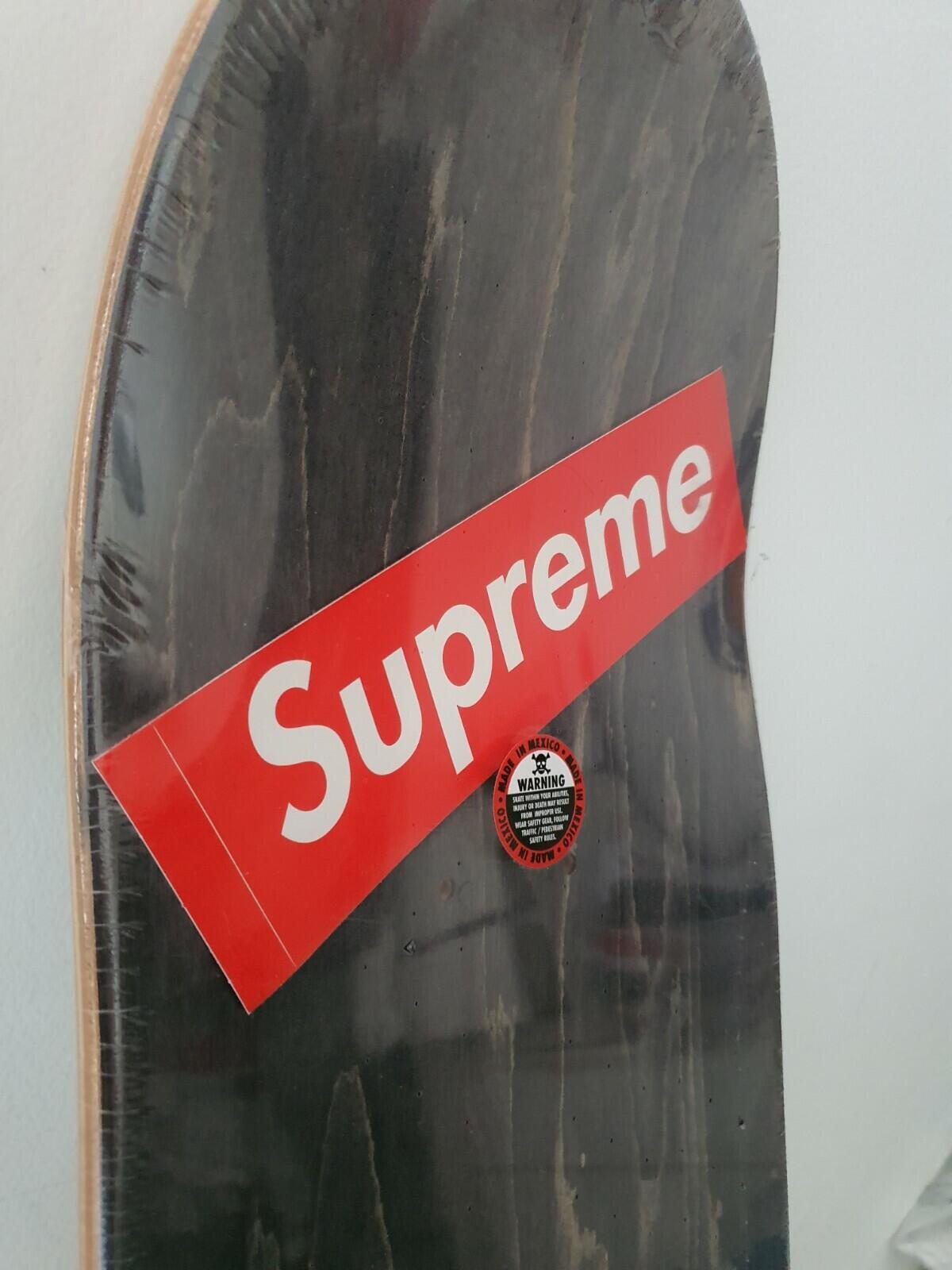 SS18 Supreme Chicken Dinner Skateboard Deck White Size 8.375” x 32.375”