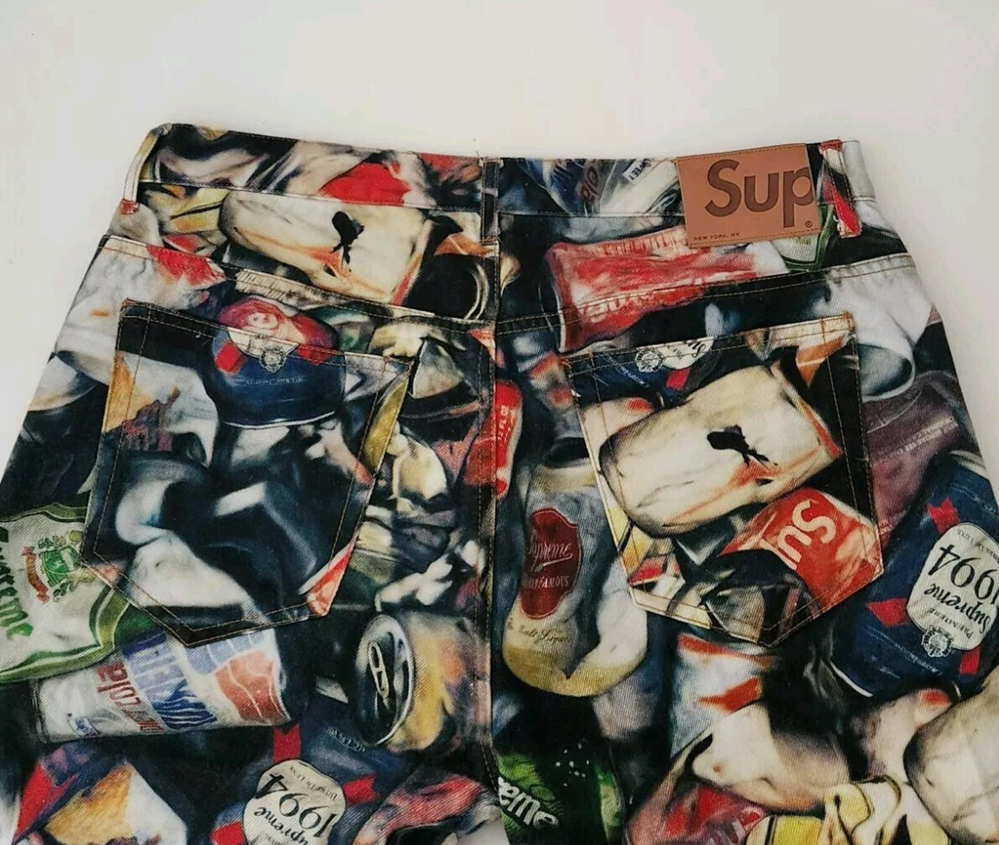 SS21 Supreme Cans regular jeans size 34 W34 L32 Cotton Trousers Pants