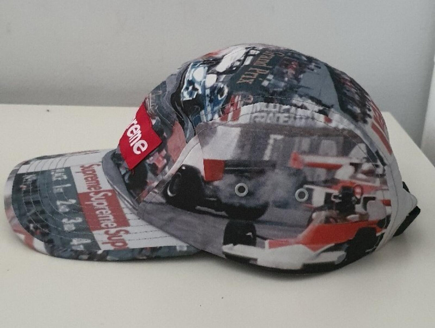 SS19 Supreme Grand Prix camp cap box logo Formula Hat