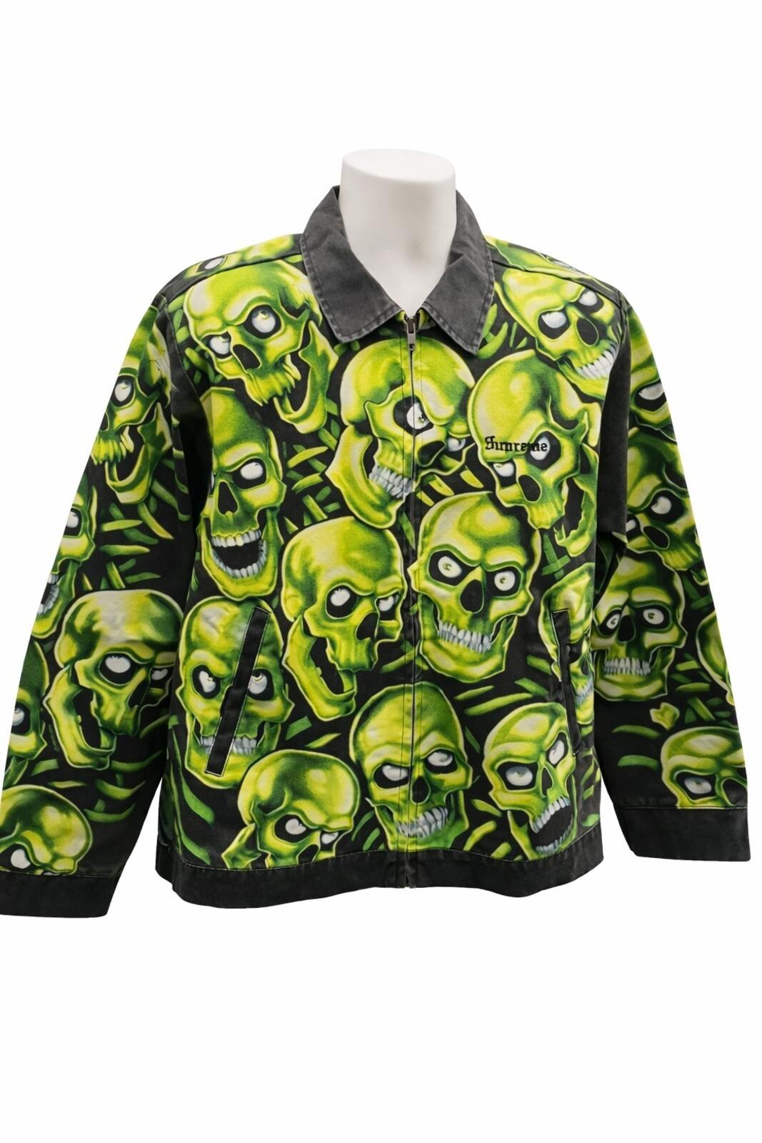SS18 Supreme Skull Pile Work Jacket Size M