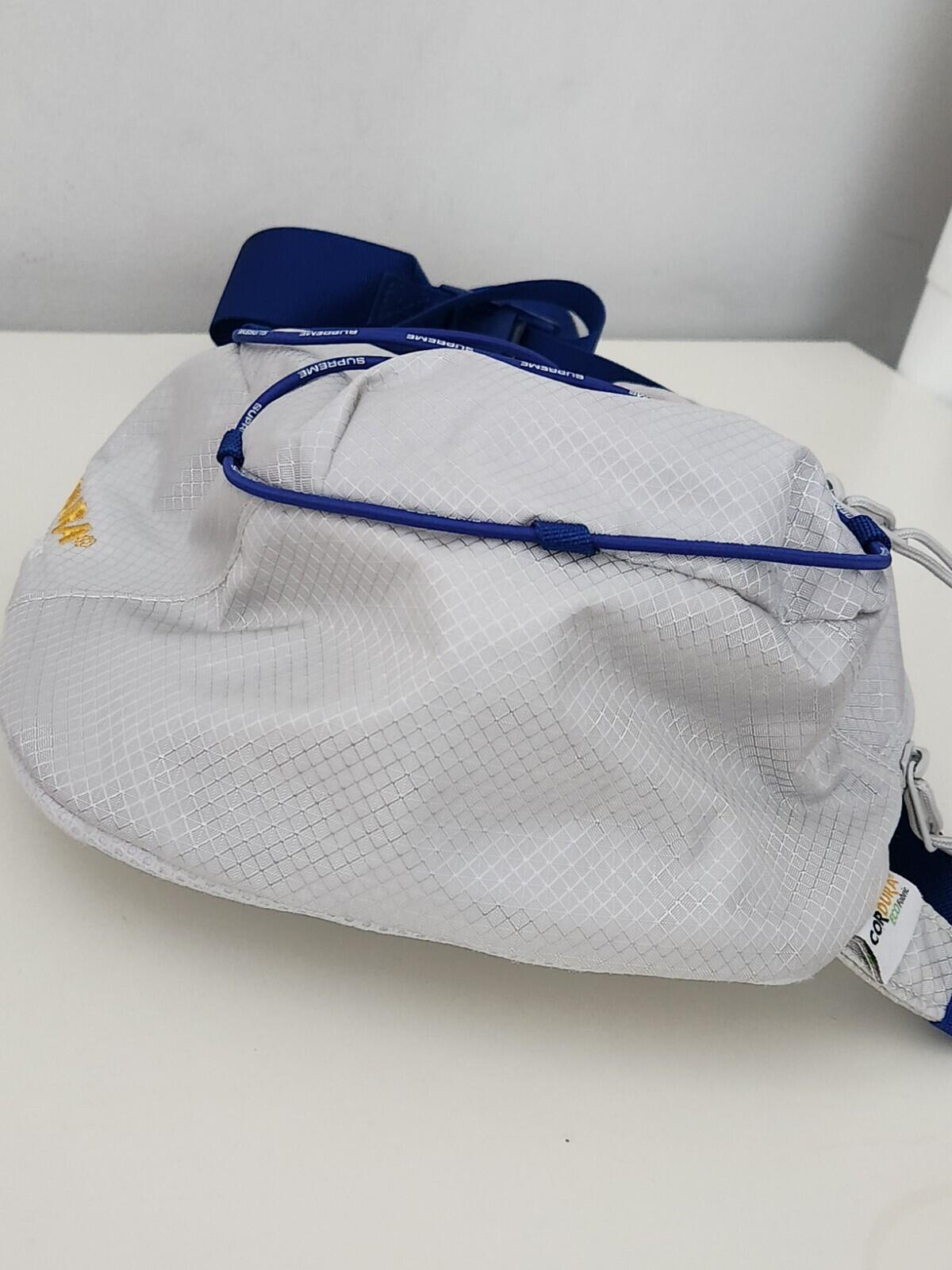 SS22 Supreme Sling Bag Silver Backpack Waist Shoulder Bag Water Resistant