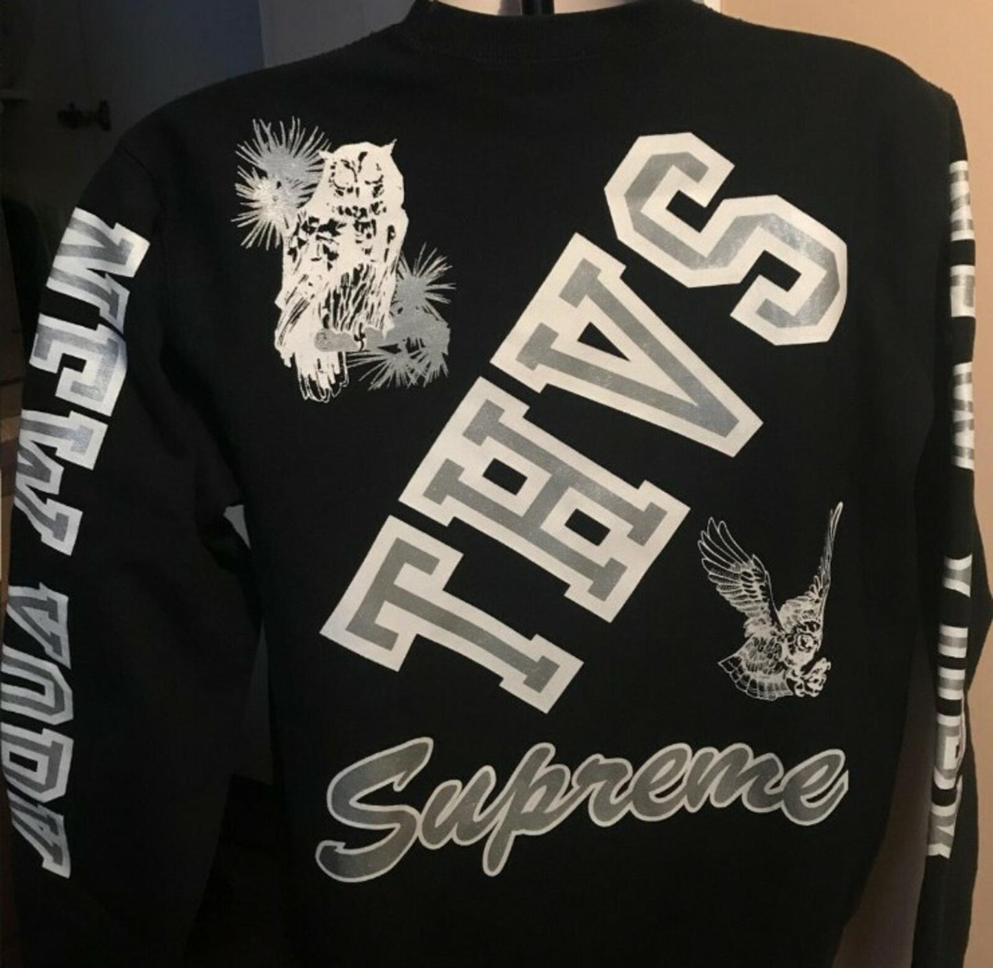 Supreme 2004 THVS Sweatshirt black crewneck M medium