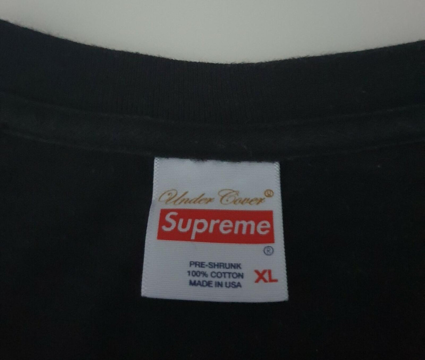 FW14 Supreme x Undercover Anatomy black Tee size XL T-shirt Vintage 2014 Rare
