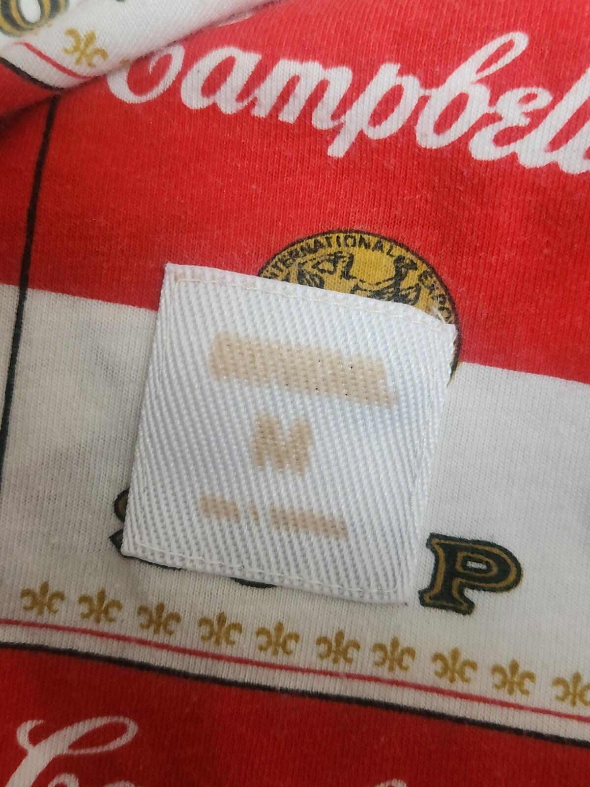 SS12 Supreme x Andy Warhol Campbells Soup T-shirt Size M Medium Vintage 2012 Tee