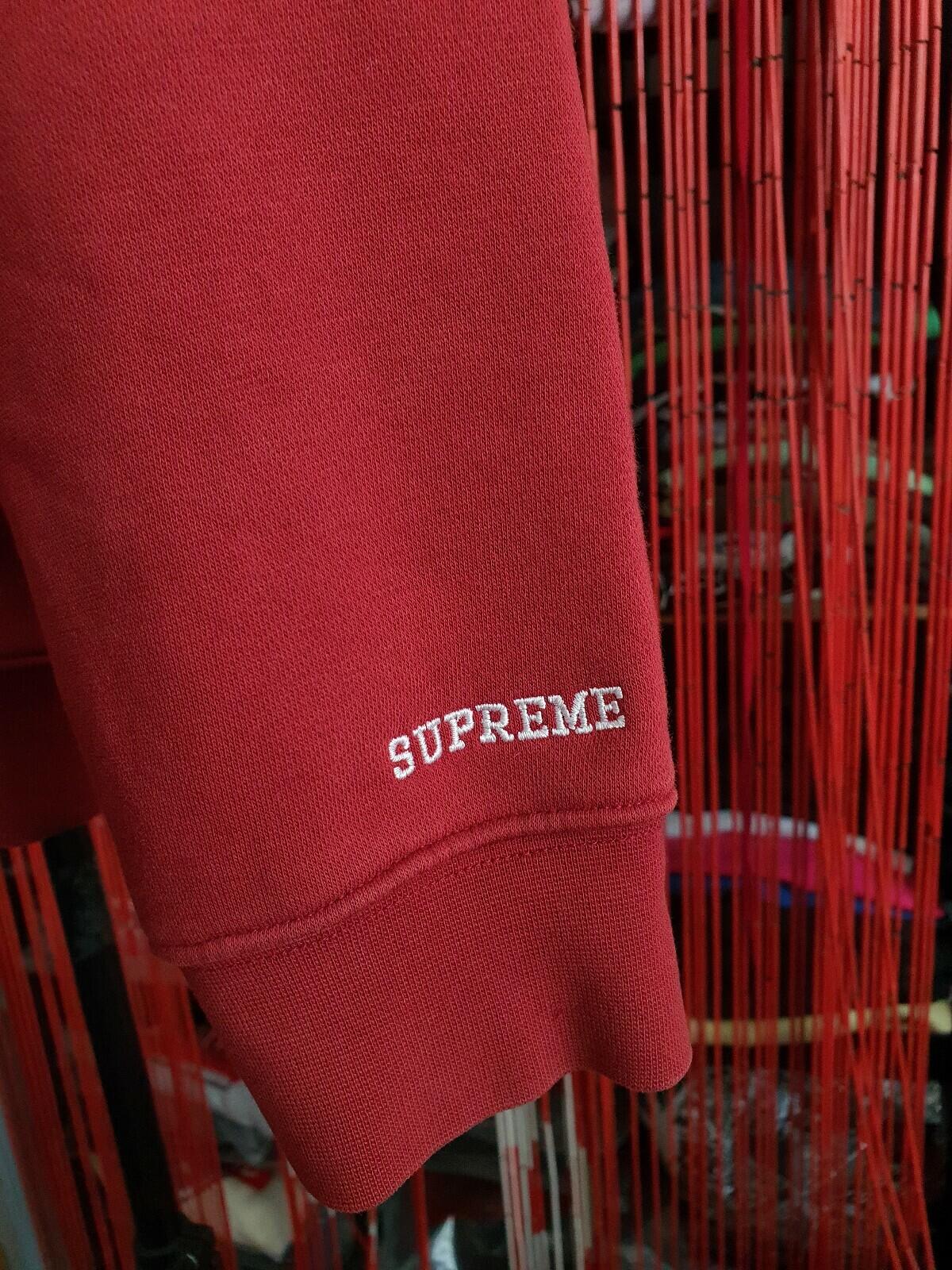 FW18 Supreme x Nike Crewneck Burgundy Size M Sweatshirt