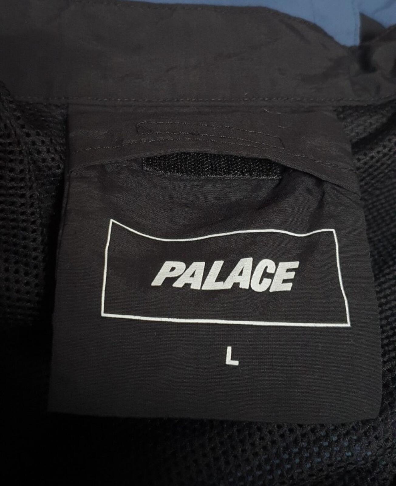 SS18 PALACE Skateboards Moorish Shell pant L large blue trousers pants Tri-Ferg