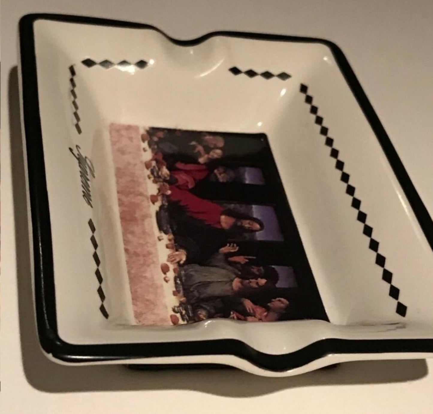 FW12 Supreme Last Supper ceramic ashtray vintage white Ash tray Rare Accessory