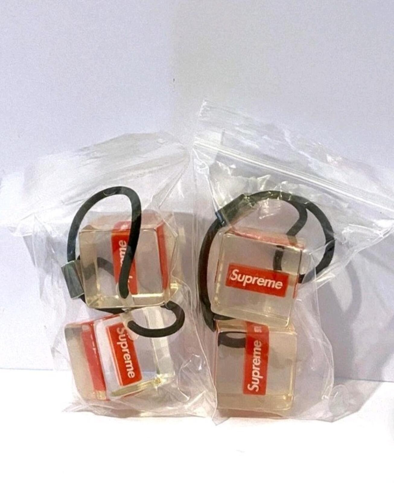 SS18 Supreme Hair Bobbles Set Of 2 Acrylic Accessory New Women's Men's