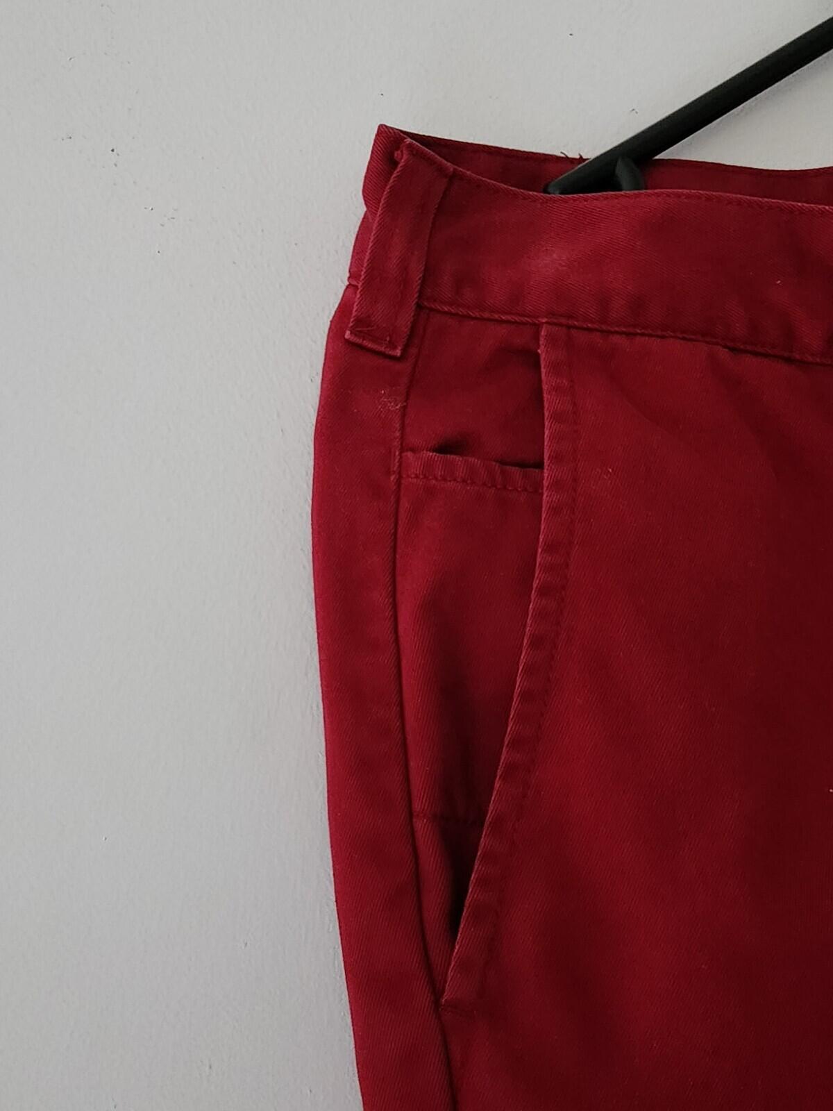 FW16 Supreme x Undercover Anarchy Zipper Work Pant Size 30 trousers pants Red