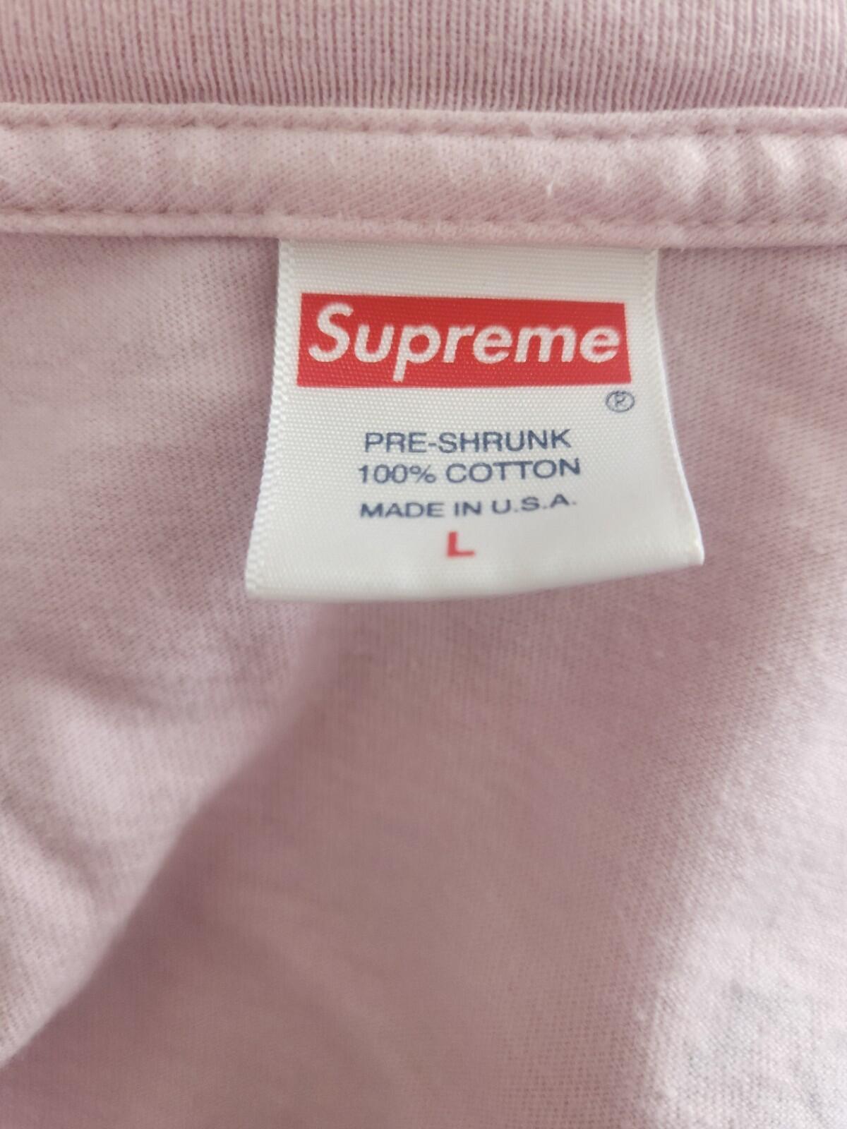 FW20 Supreme Multi Logo Tee Light Pink Size L