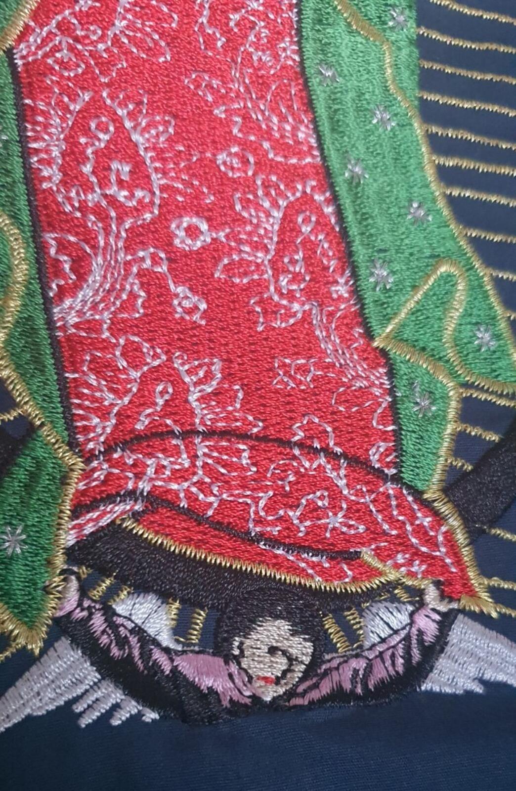 SS16 Supreme Virgin Mary Work S/S Shirt Blue Size M