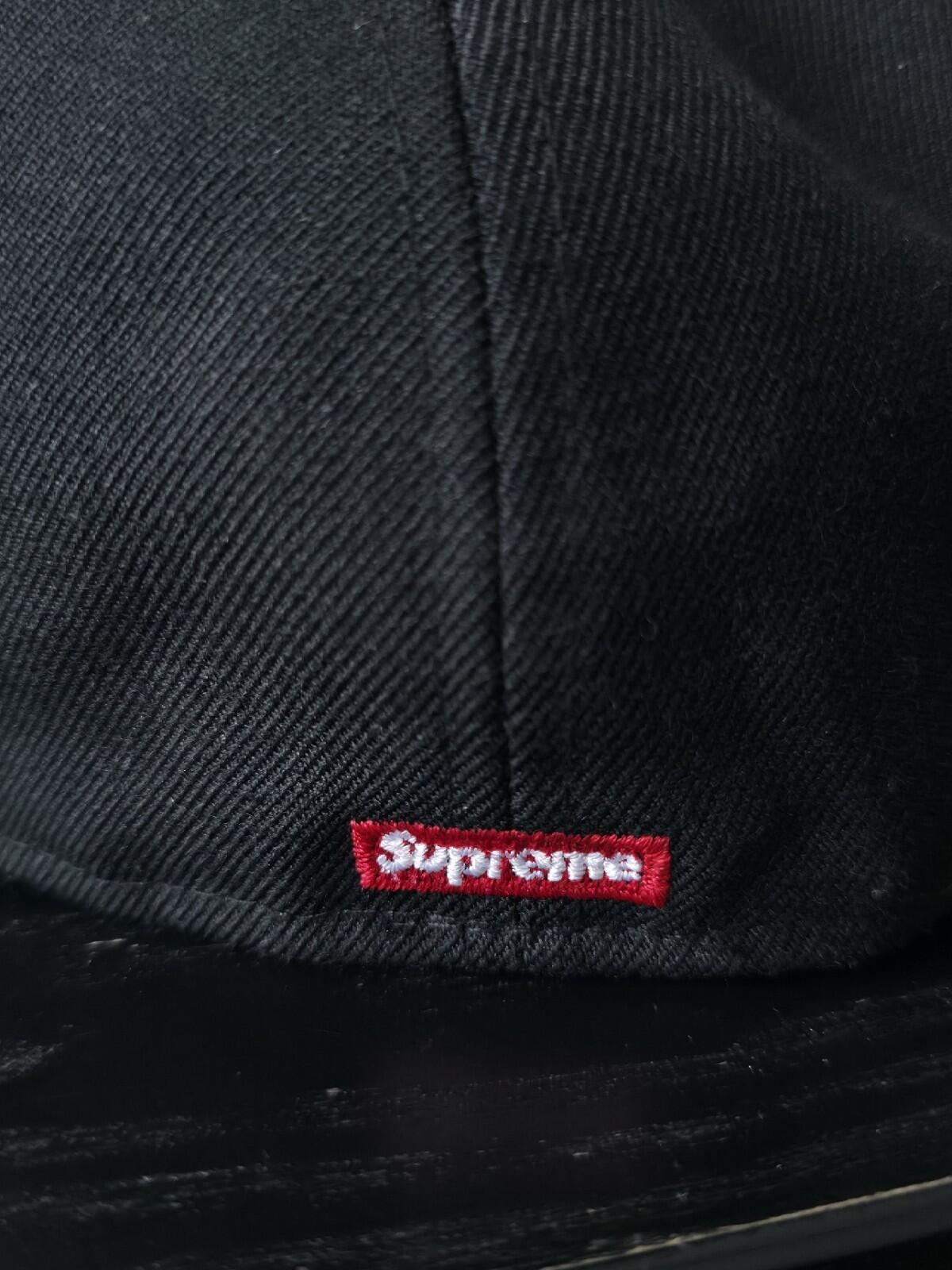 FW10 Supreme SNY New Era Cap Black Size 7 1/4