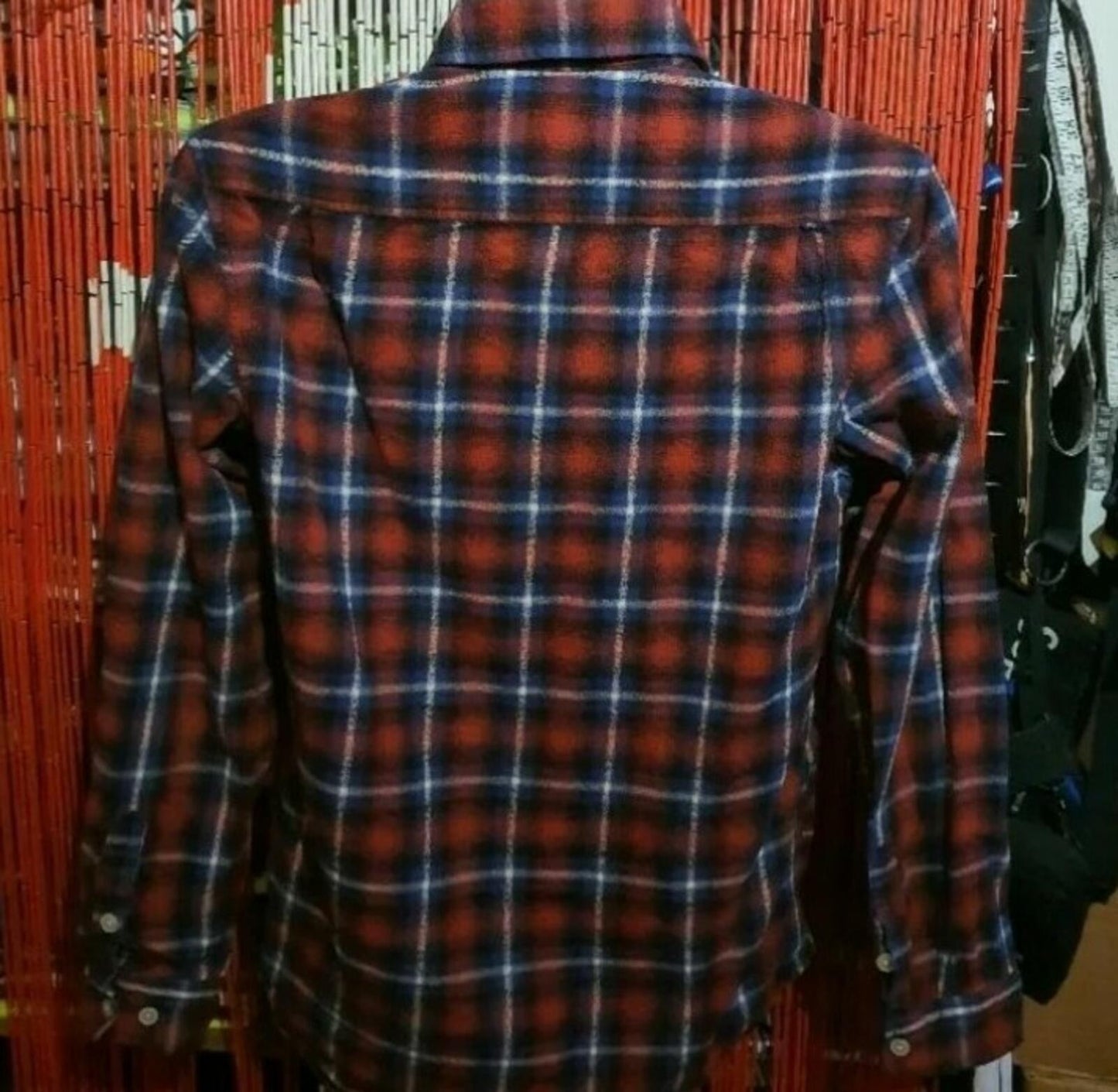 FW10 Supreme Utility Flanellhemd Rot Größe M