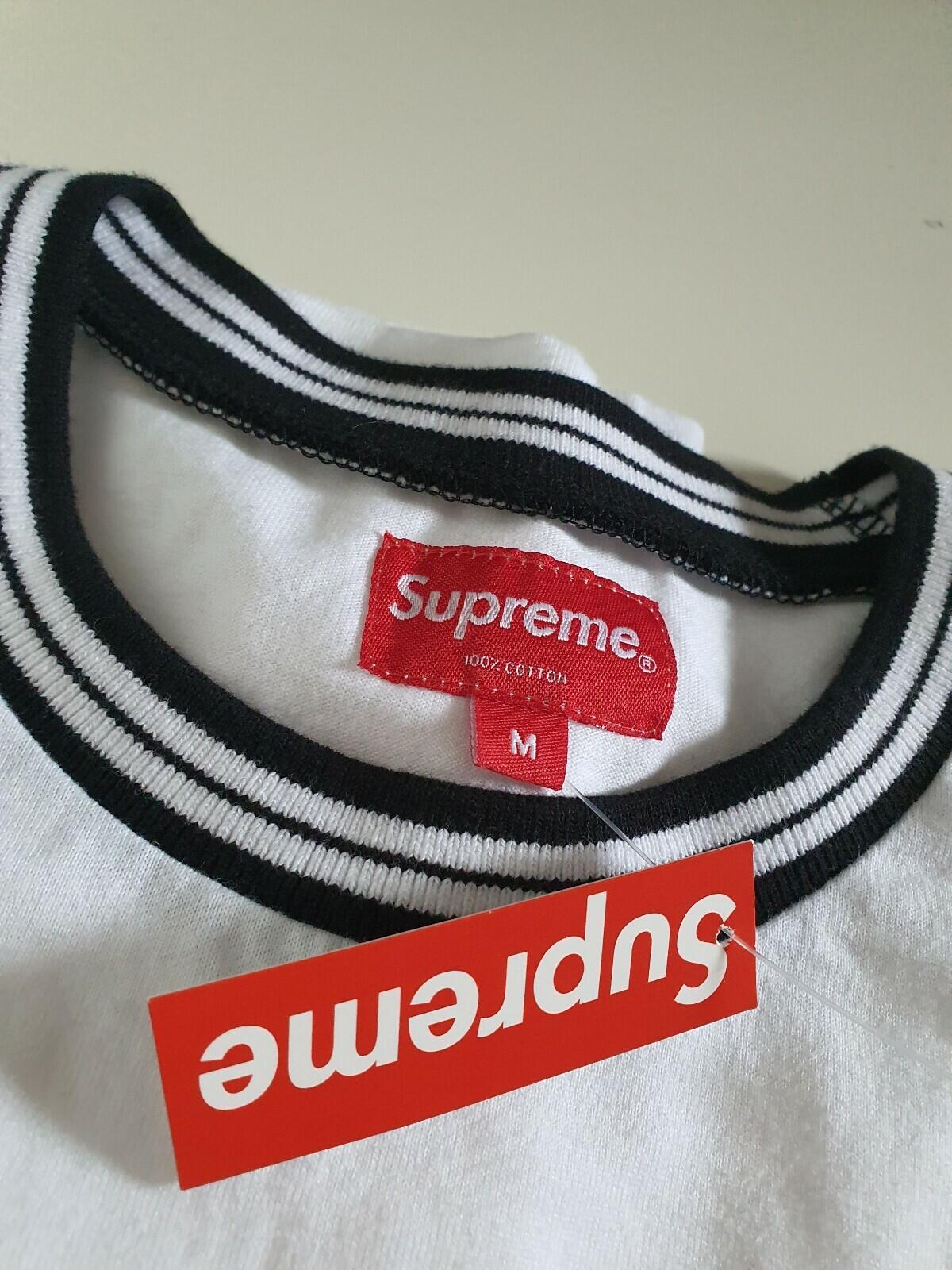 FW16 Supreme Pocket Tee White Size M