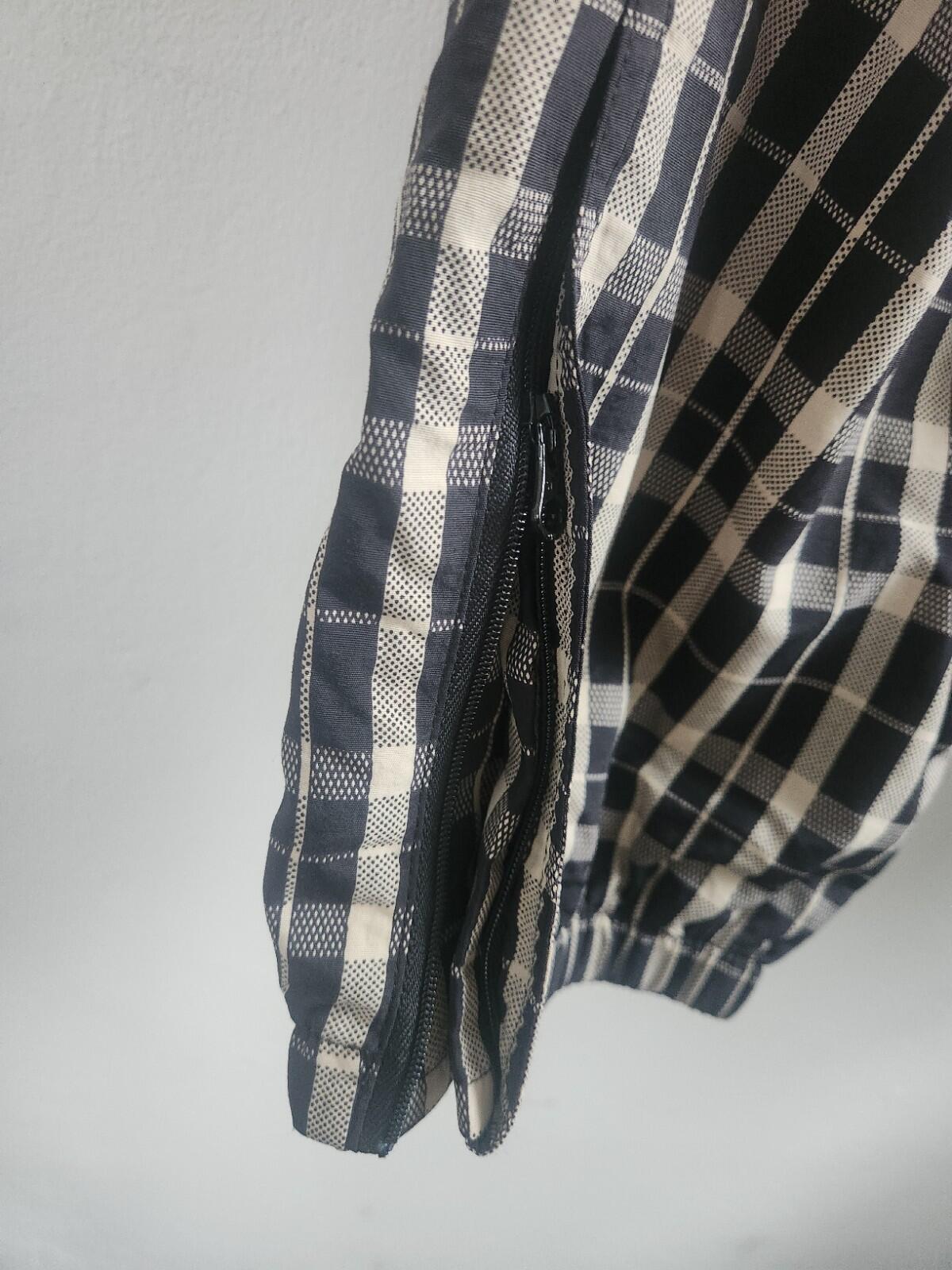 FW18 Supreme Nylon Plaid Track Pant Tan Trousers Size M Medium Nylon Pant