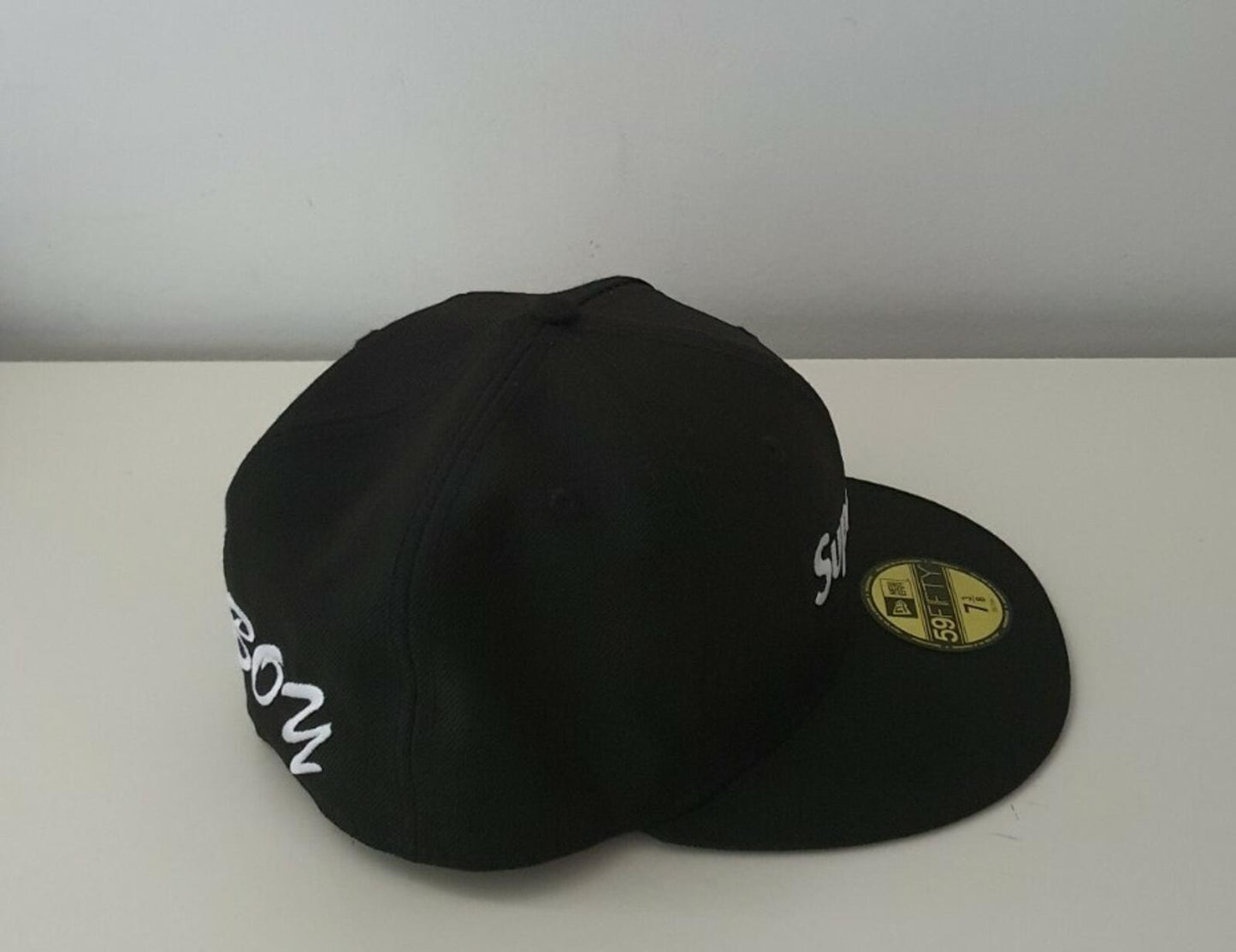 SS17 Supreme New Era Playboy Box Logo Cap Black Size 7 3/8