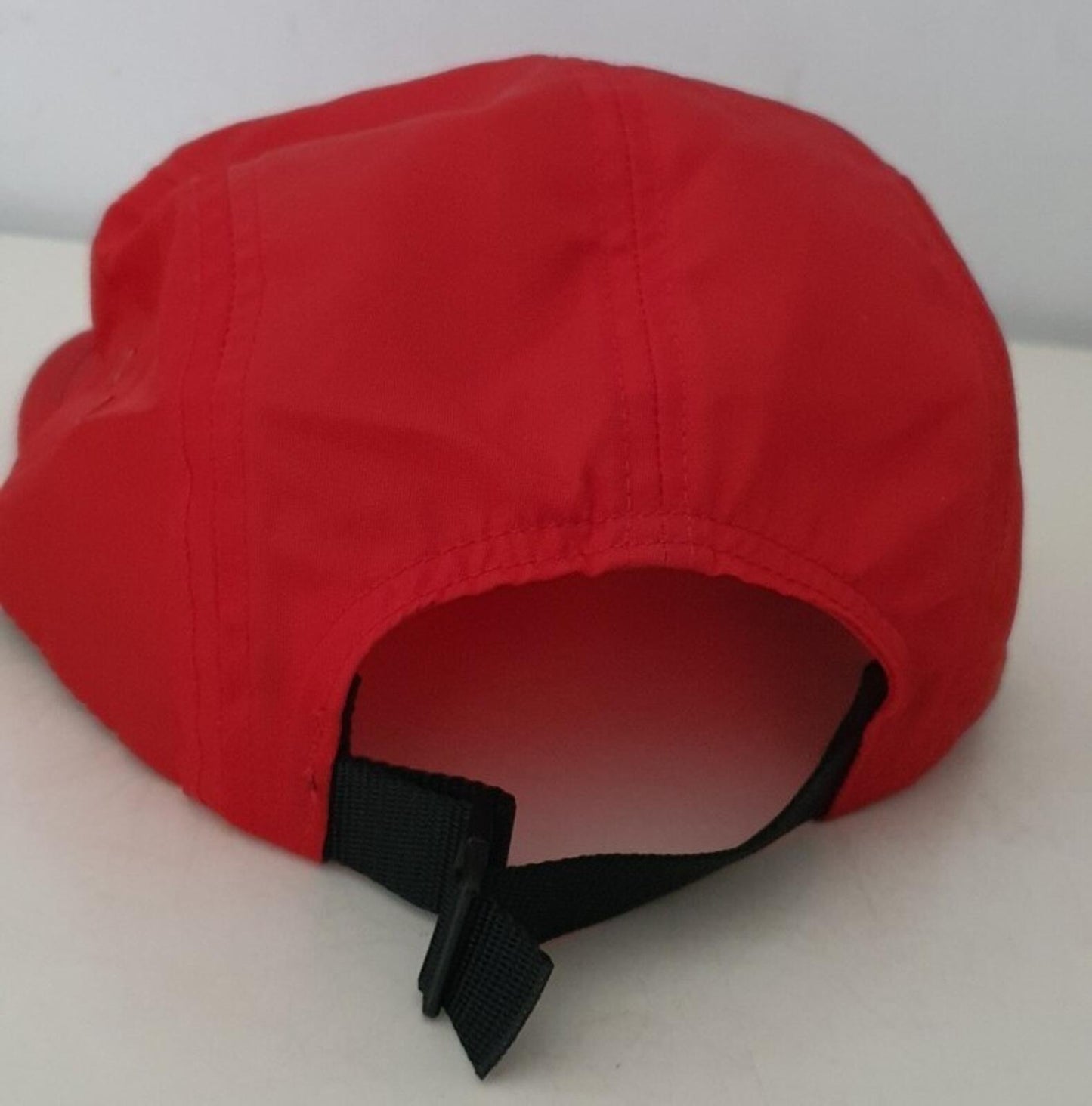 FW18 Supreme Patent Leather Patch Camp Cap Rot