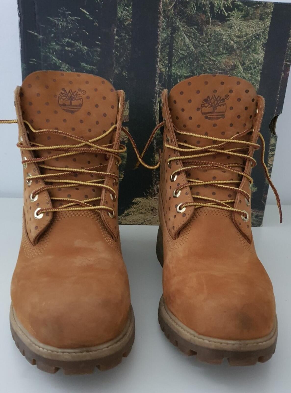 FW15 Supreme x Comme Des Garcons Timberland 6" boot UK 8.5 US 9 EU 43 CDG wheat