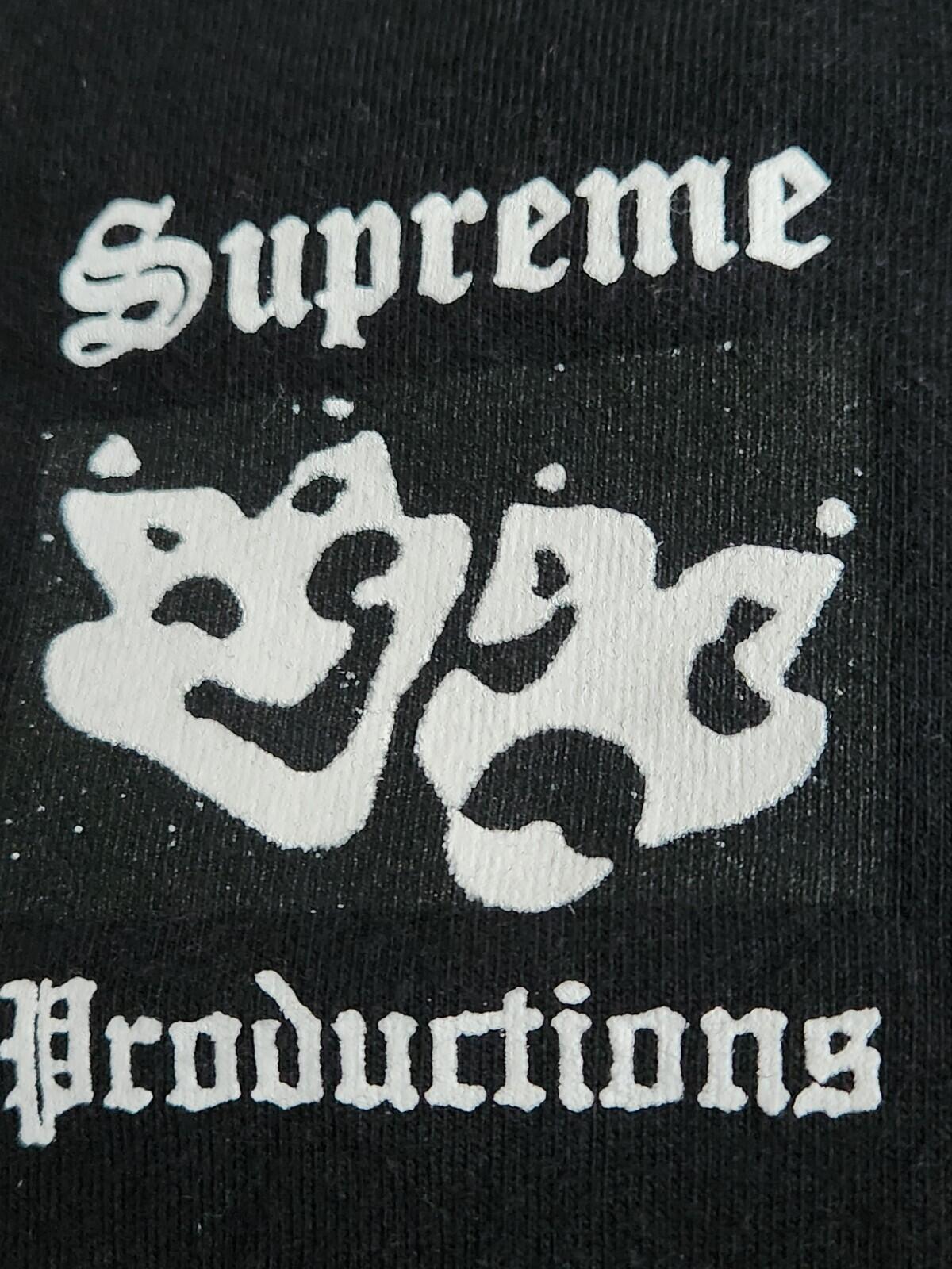 SS16 Supreme Productions Long sleeve black L/S tee size L large T-shirt