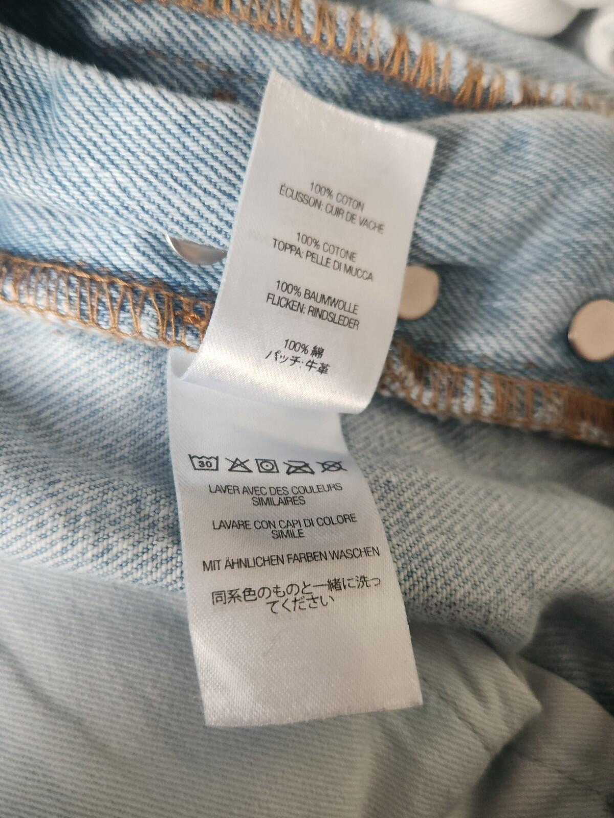 HW24 Supreme Slim Selvedge Jeans Stone Washed Größe 30 W30 L30