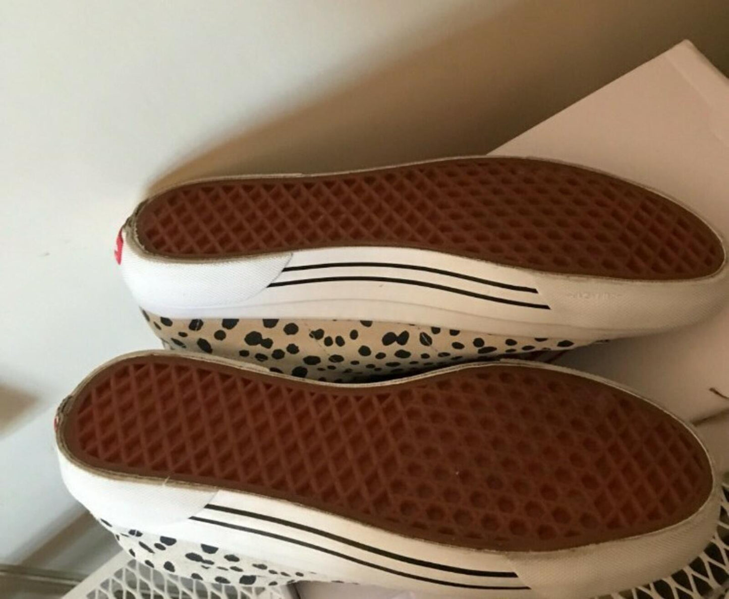 SS18 Supreme Vans Sid Pro Dalmatian UK 9 US 10 EUR 43 suede White trainers shoes