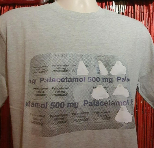 AW17 Palace Palacetamol Tee Größe S Grau T-Shirt