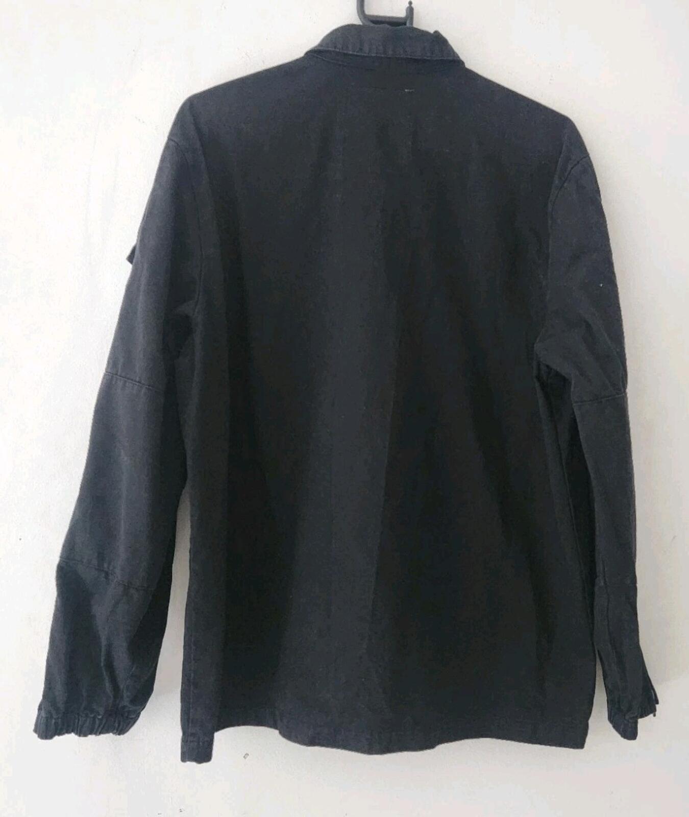SS17 Supreme BDU Hemd Sunset Washed Schwarz Größe S