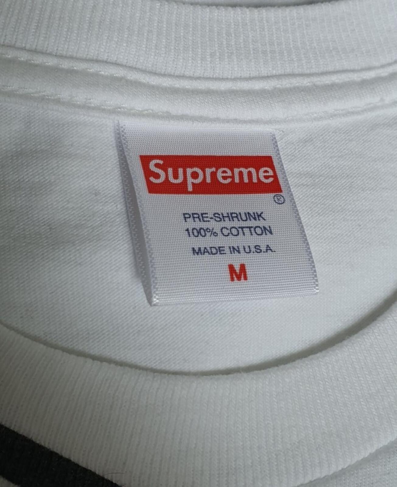 FW20 Supreme Smurfs tee Size M medium yellow T-shirt