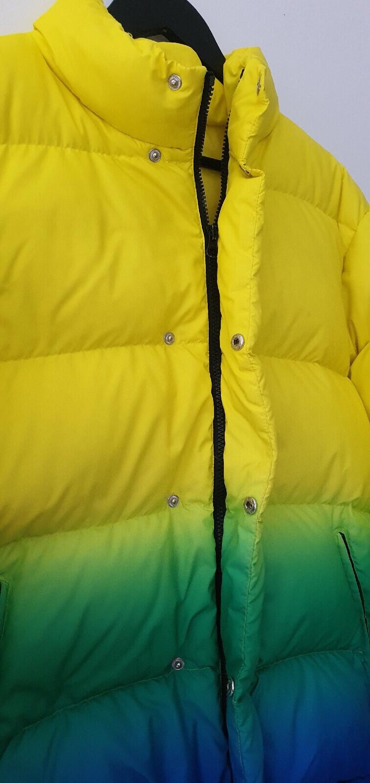 SS18 Supreme Gradient Puffy jacket S Small Duck Down Fill Water Resistant