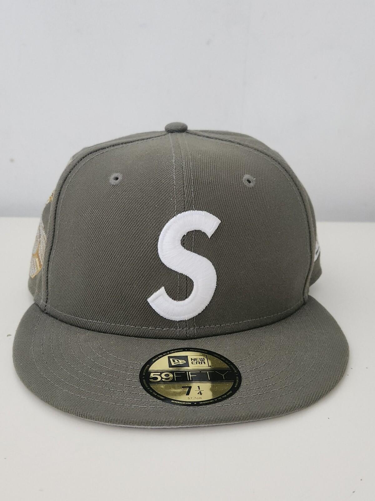 FW23 Supreme Jesus Piece S Logo New Era 59Fifty Hat Olive Size 7 1/4