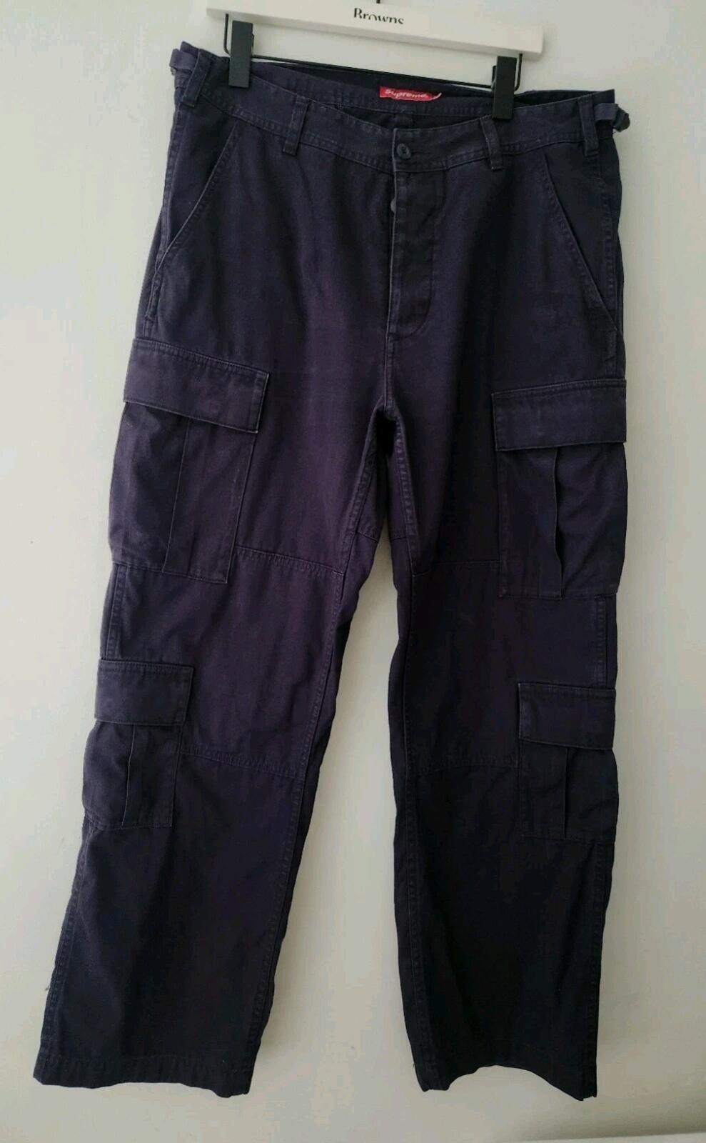 FW21 Supreme Cargo Pant Navy Size 34 W34 L32