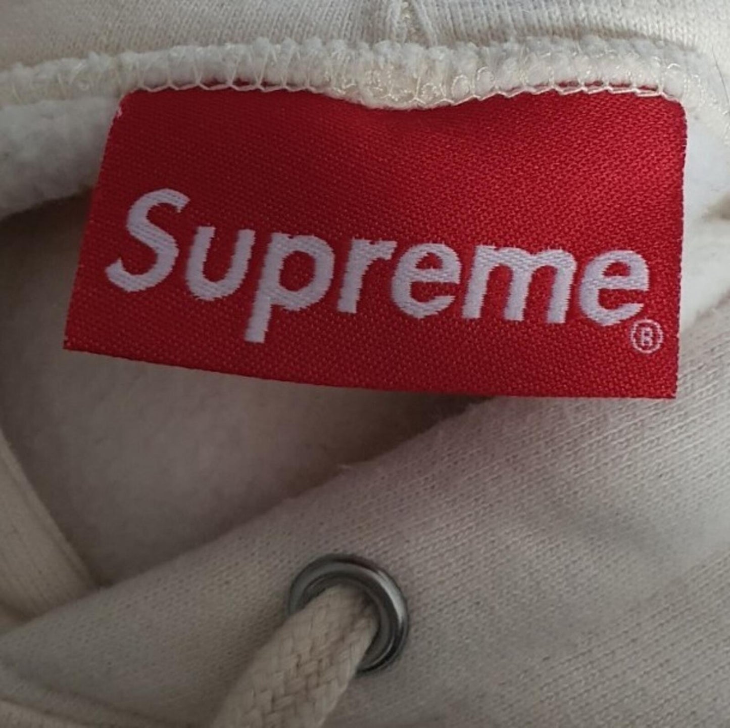 FW21 Supreme Contrast hooded sweatshirt natural Size M medium hoodie