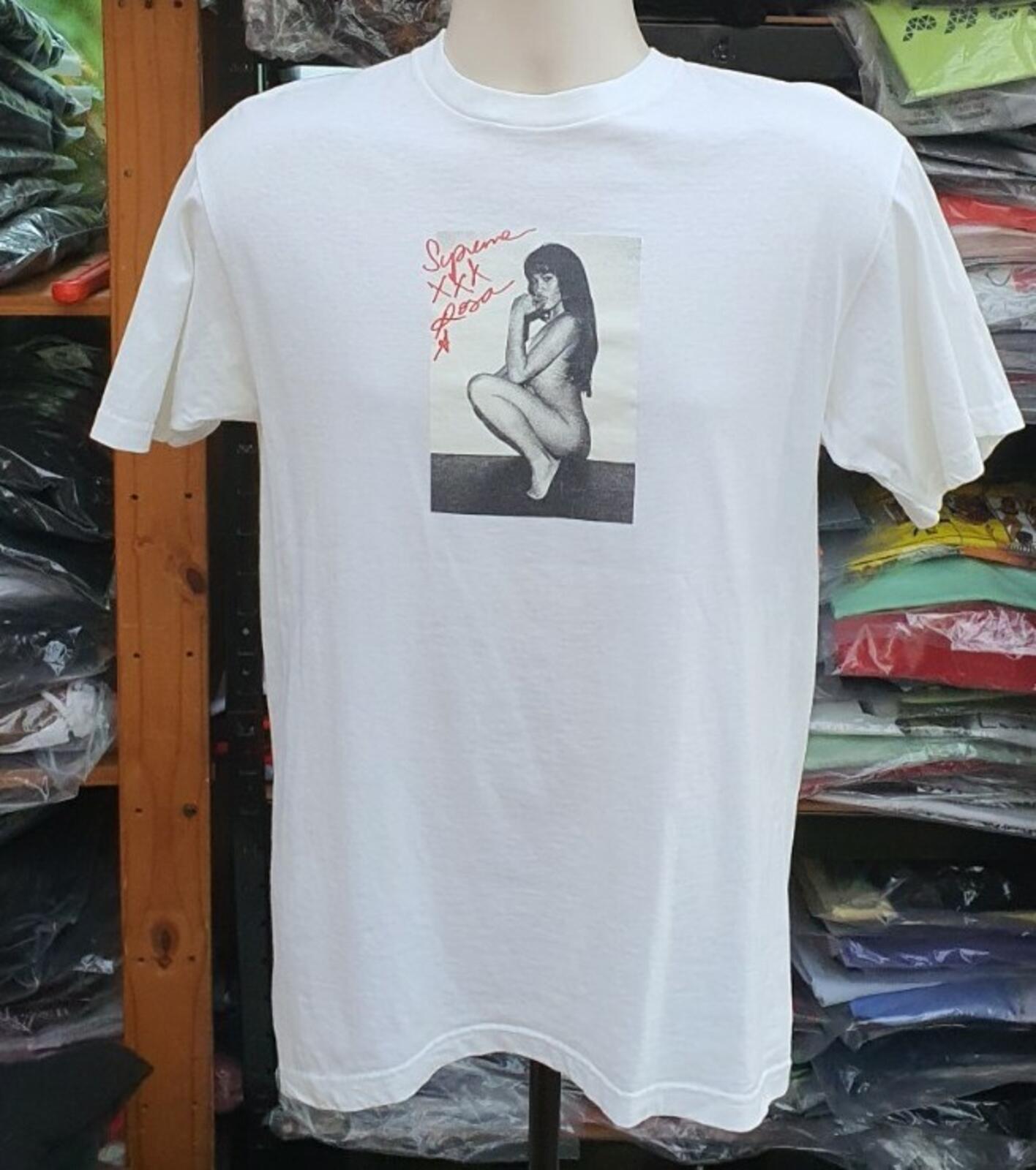FW09 Supreme x Rosa Acosta Tee M medium white T-shirt Terry Richardson Very Rare