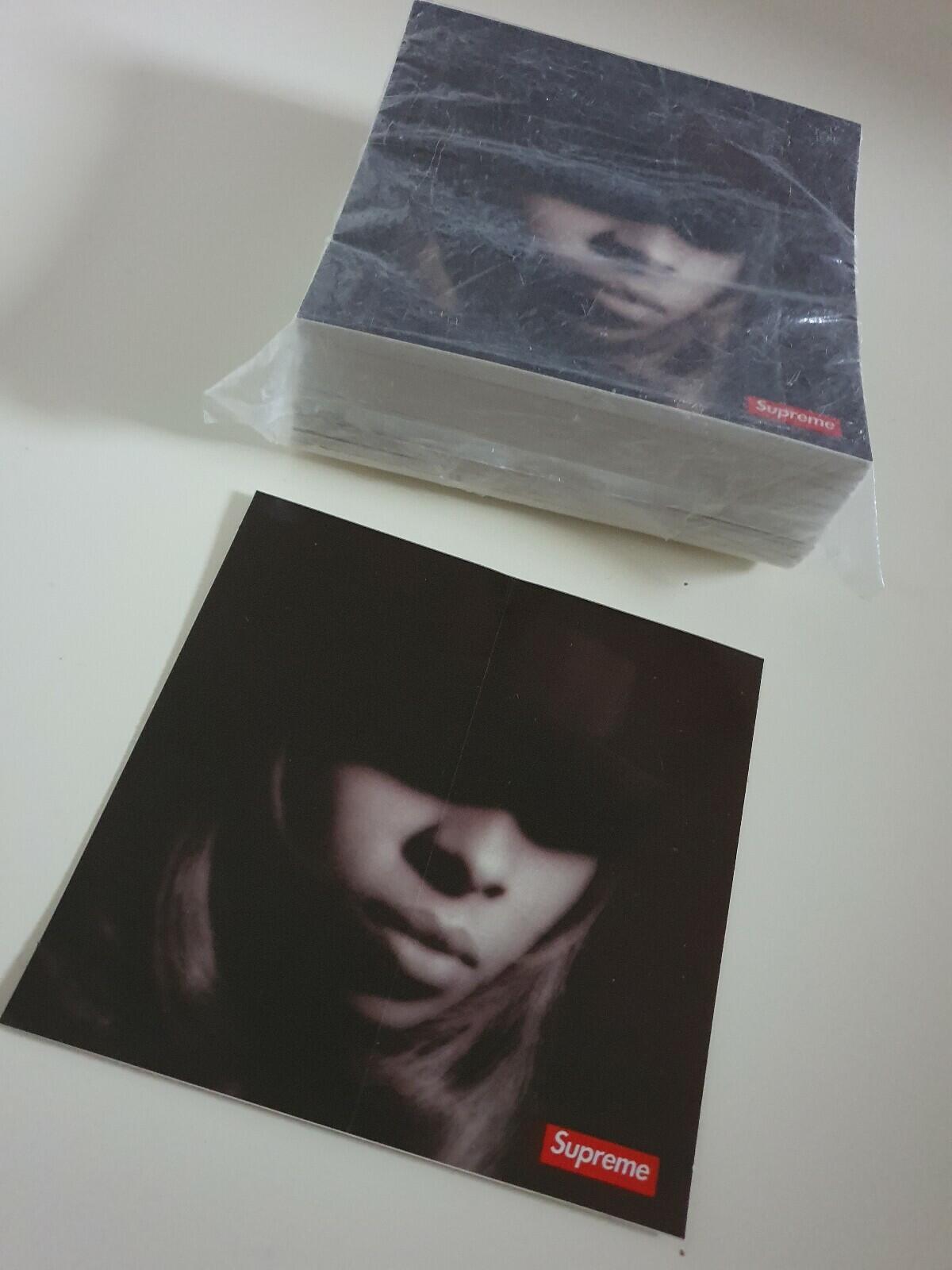 100 FW19 Supreme Mary J. Blige stickers (1x brick) 100% authentic