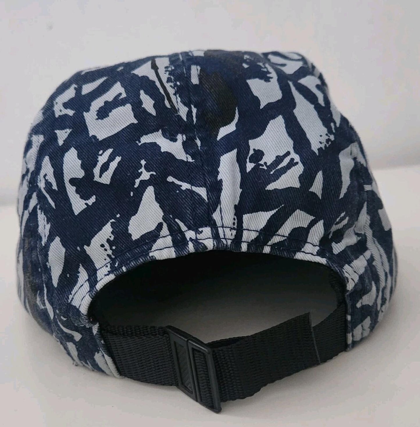 SS13 Supreme Reed Camo Camp Cap 2013 Vintage Hat Navy Box Logo Camo Camouflage