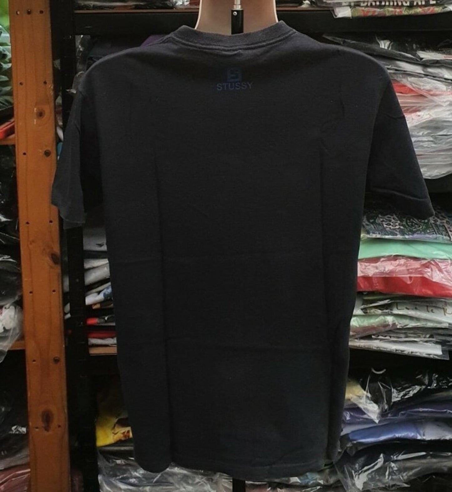 STUSSY Vintage Monogram Tee Black Size M