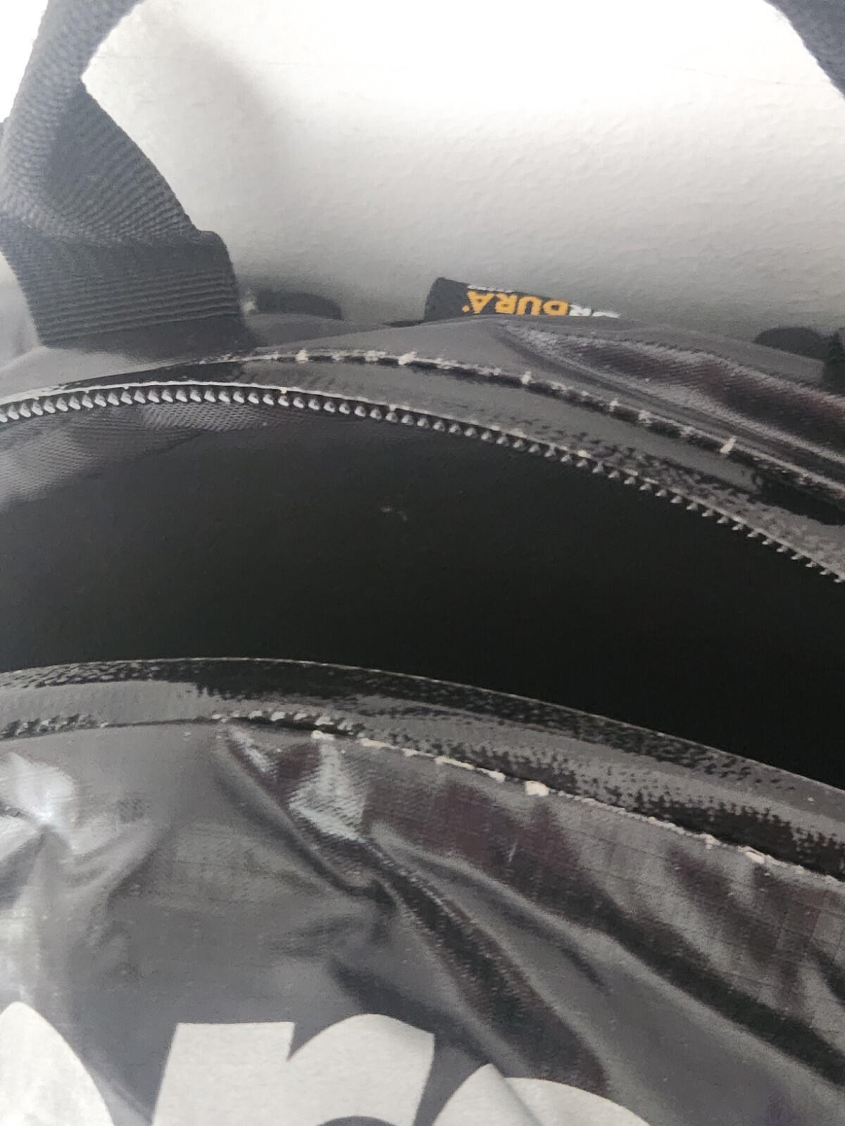 FW17 Supreme black backpack Cordura Fabric box logo Reflective text 20L Bag