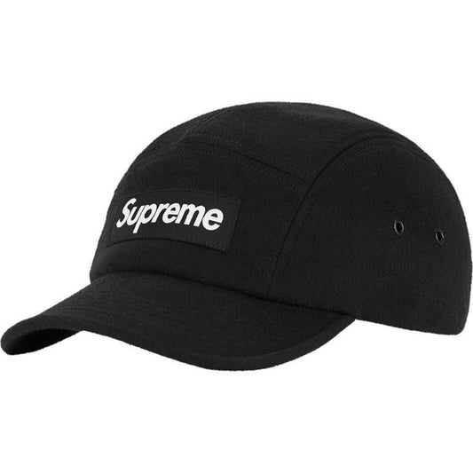 FW21 Supreme Loro Piana Wool camp cap hat camo black Capolavoro